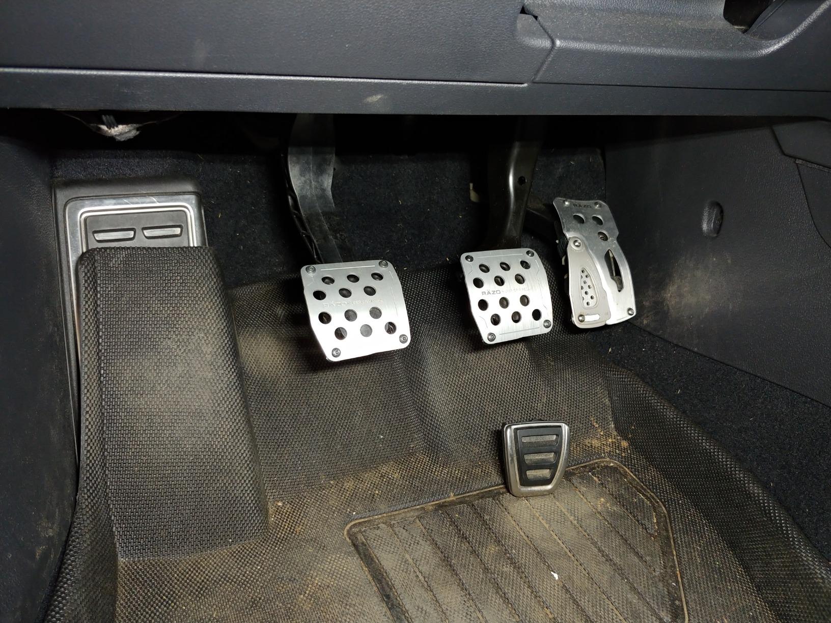 Razo RP123A Super Grip Silver Manual Transmission Pedal Set - 3 Piece customer photo 1