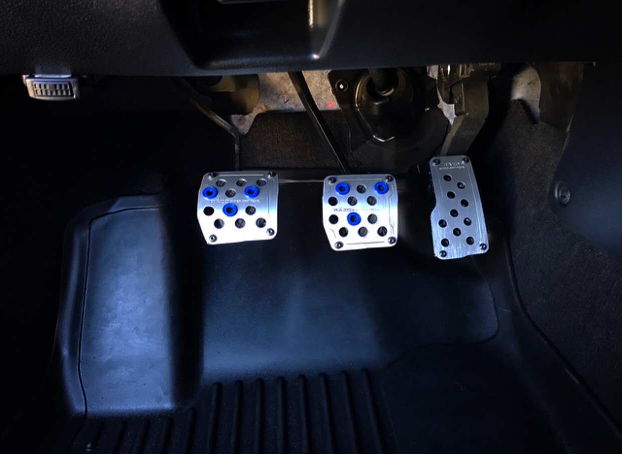 Razo RP123A Super Grip Silver Manual Transmission Pedal Set - 3 Piece customer photo 2