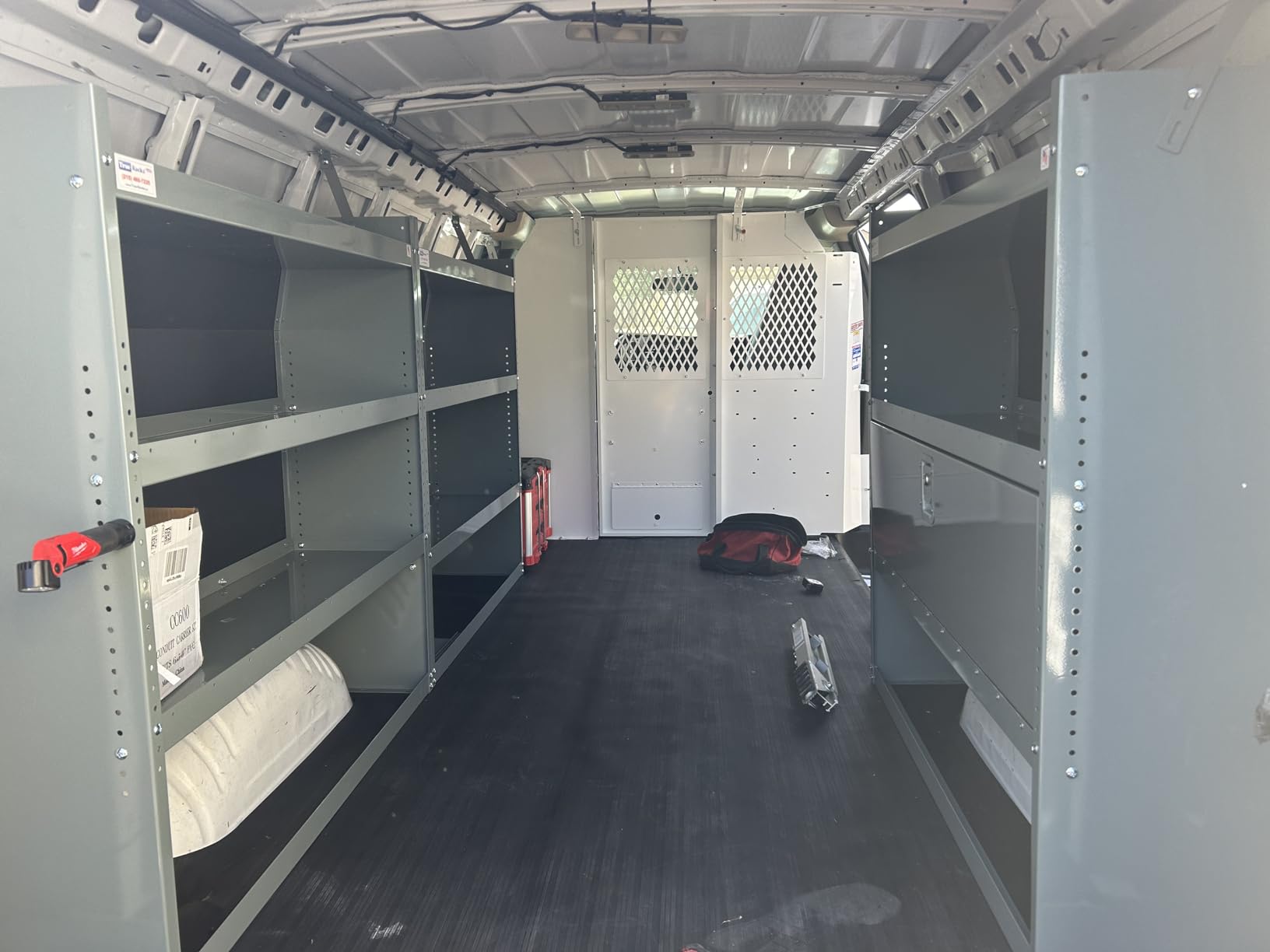 Van Shelving Storage System - Package 3 pc. Set for Full Size Van customer photo 1