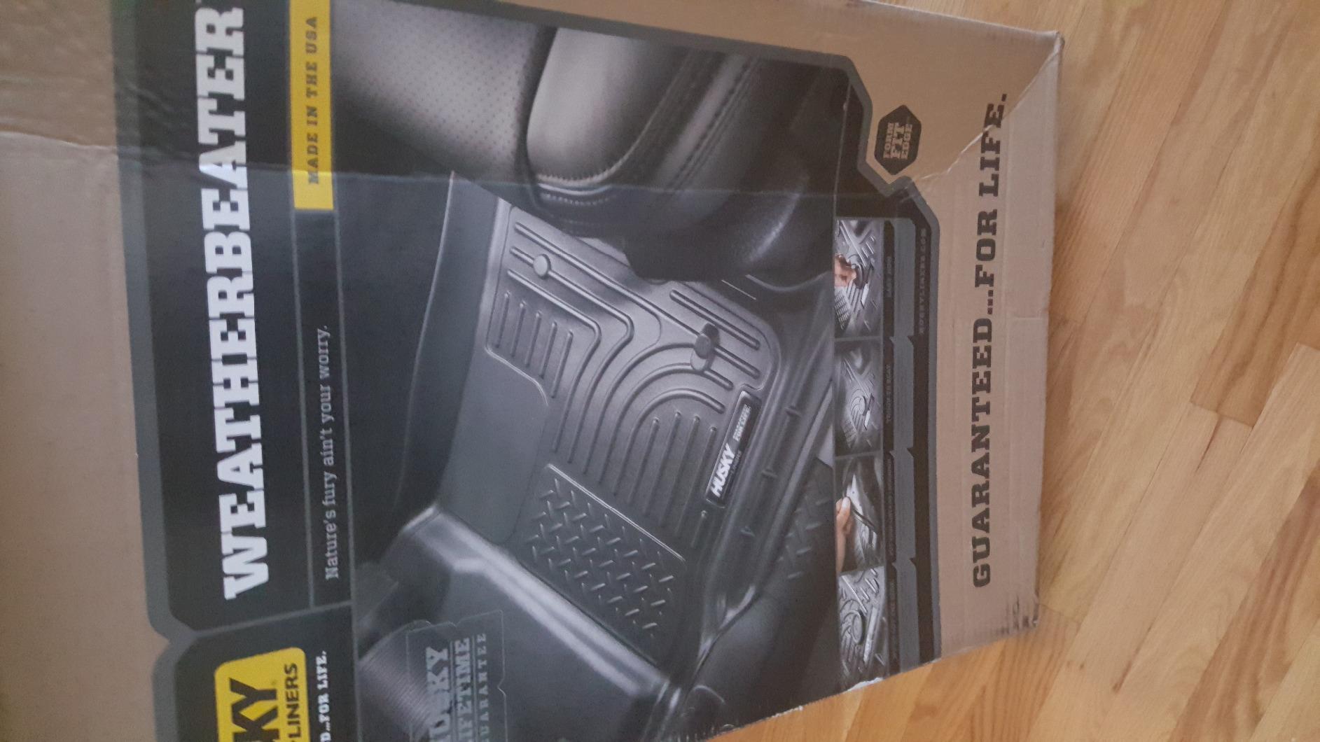 Husky Liners Weatherbeater Floor Mats | Fits 2013 - 2017 Honda Accord Sedan | Front & 2nd Row, 3-pc Black - 98481 customer photo 1