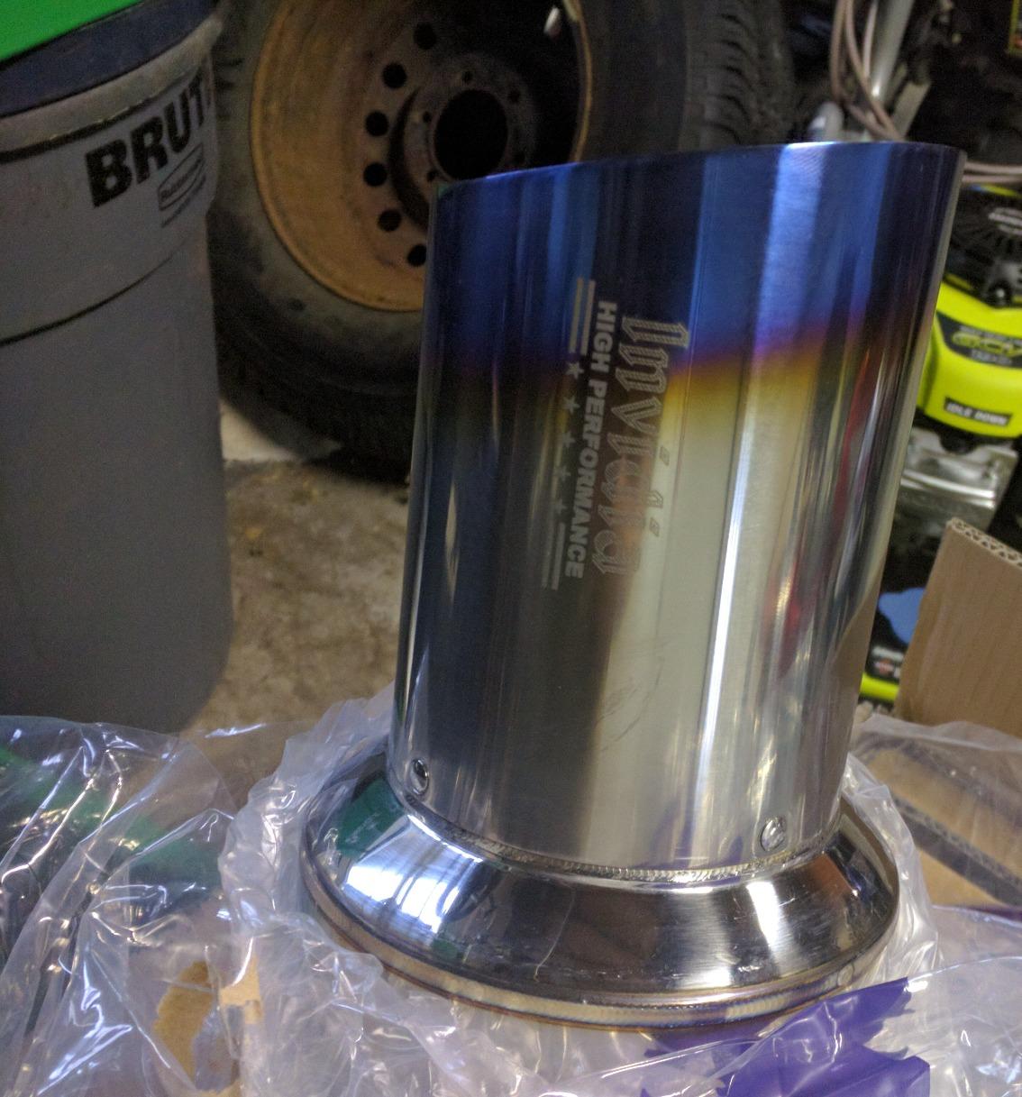 Invidia (HS11STIGTT) N1 Twin Outlet Single Layer Cat-Back Exhaust System with Titanium Tip for Subaru WRX STI 4-Door customer photo 1