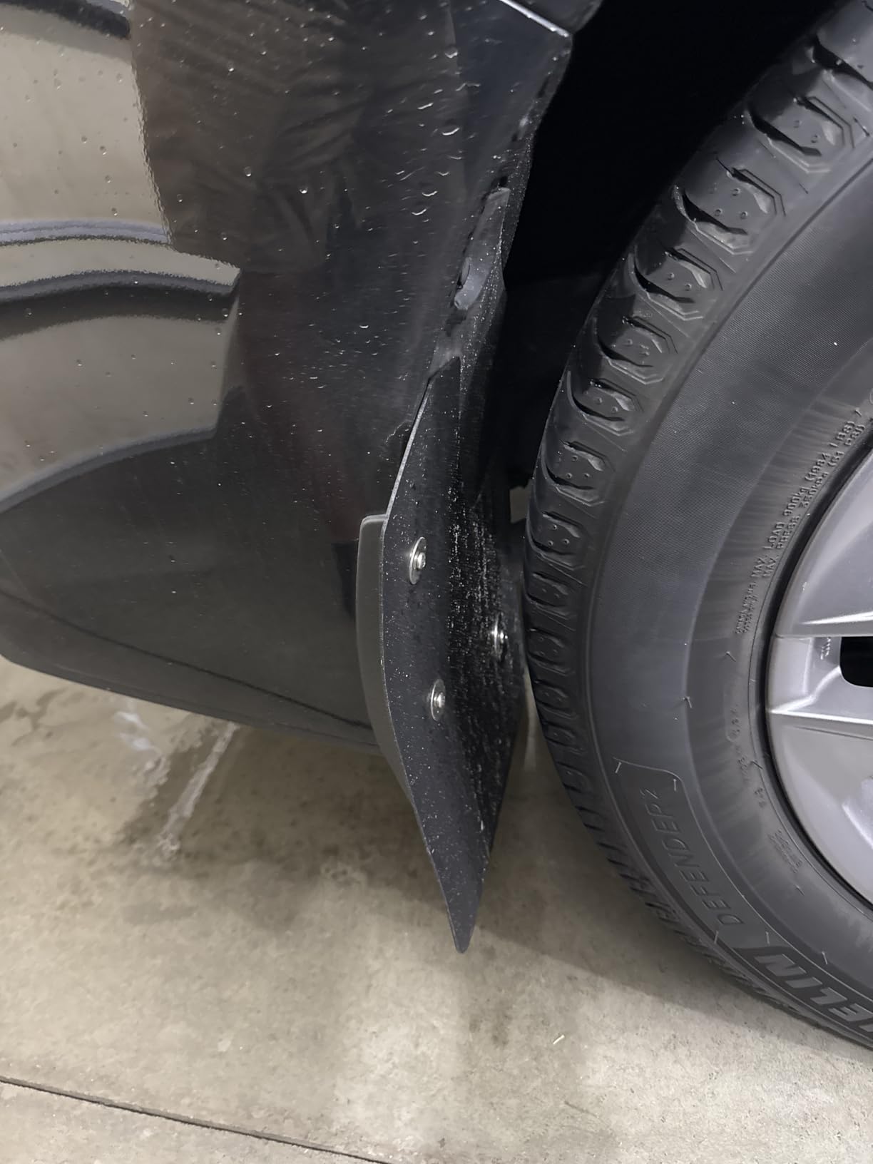 Rally Armor MF12-BAS-BLK Basic Black Mud Flap with Logo (Universal Fitment (no Hardware)), 1 Pack customer photo 1