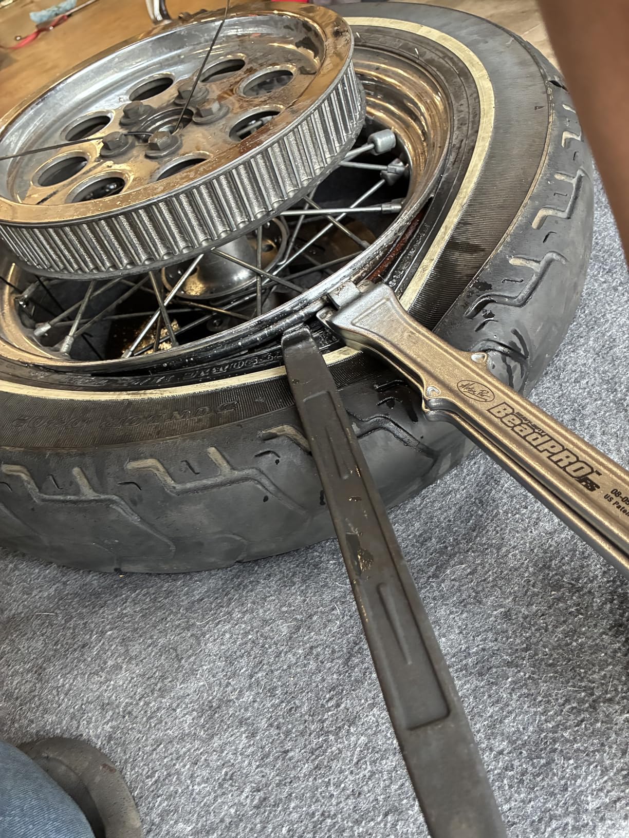 Motion Pro 08-0536 BeadPro Forged Steel Tire Bead Breaker and Lever Tool Set customer photo 1