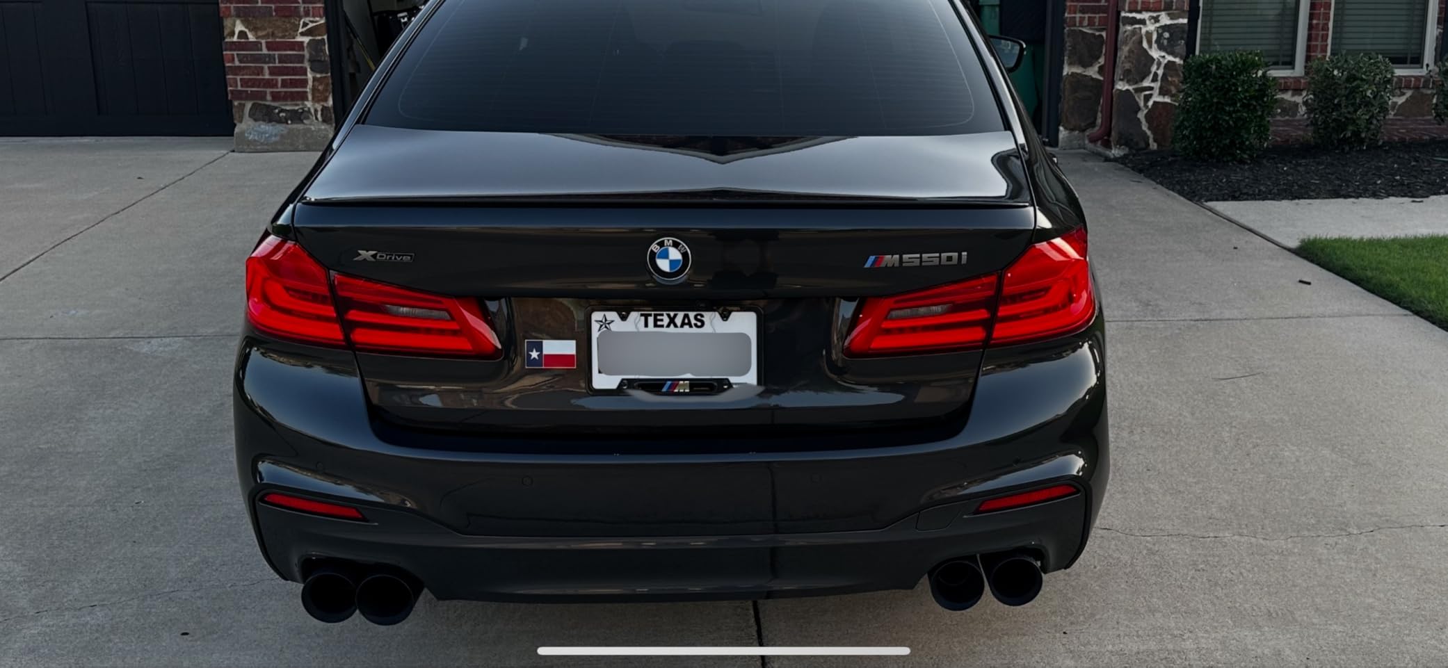 M 82112348413 Carbon Fiber License Plate Frame customer photo 1