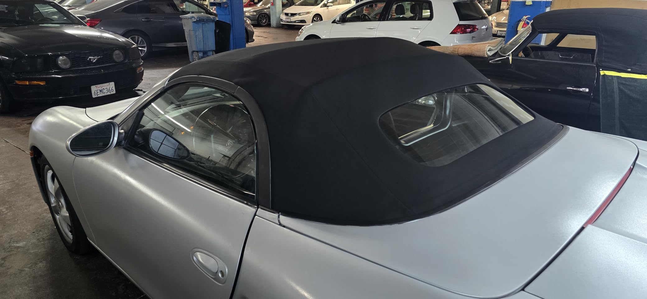 Sierra Auto Tops Convertible Top Replacement for Porsche Boxster 1997-2002, German Acoustic A5 Canvas, Black customer photo 1
