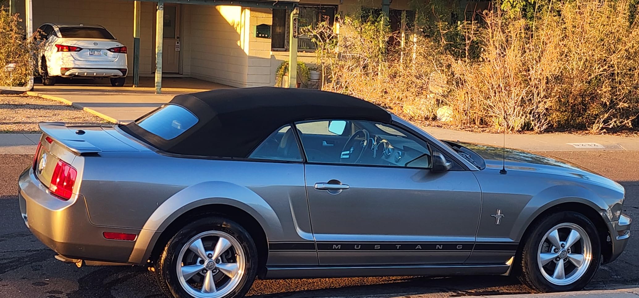 Sierra Auto Tops & Seats Convertible Top for 2005-2014 Ford Mustang - Black, Twill Canvas Cloth - Convertible Top Replacement with Heated Glass Window - Mustang Convertible Top, Complete Soft Top customer photo 1