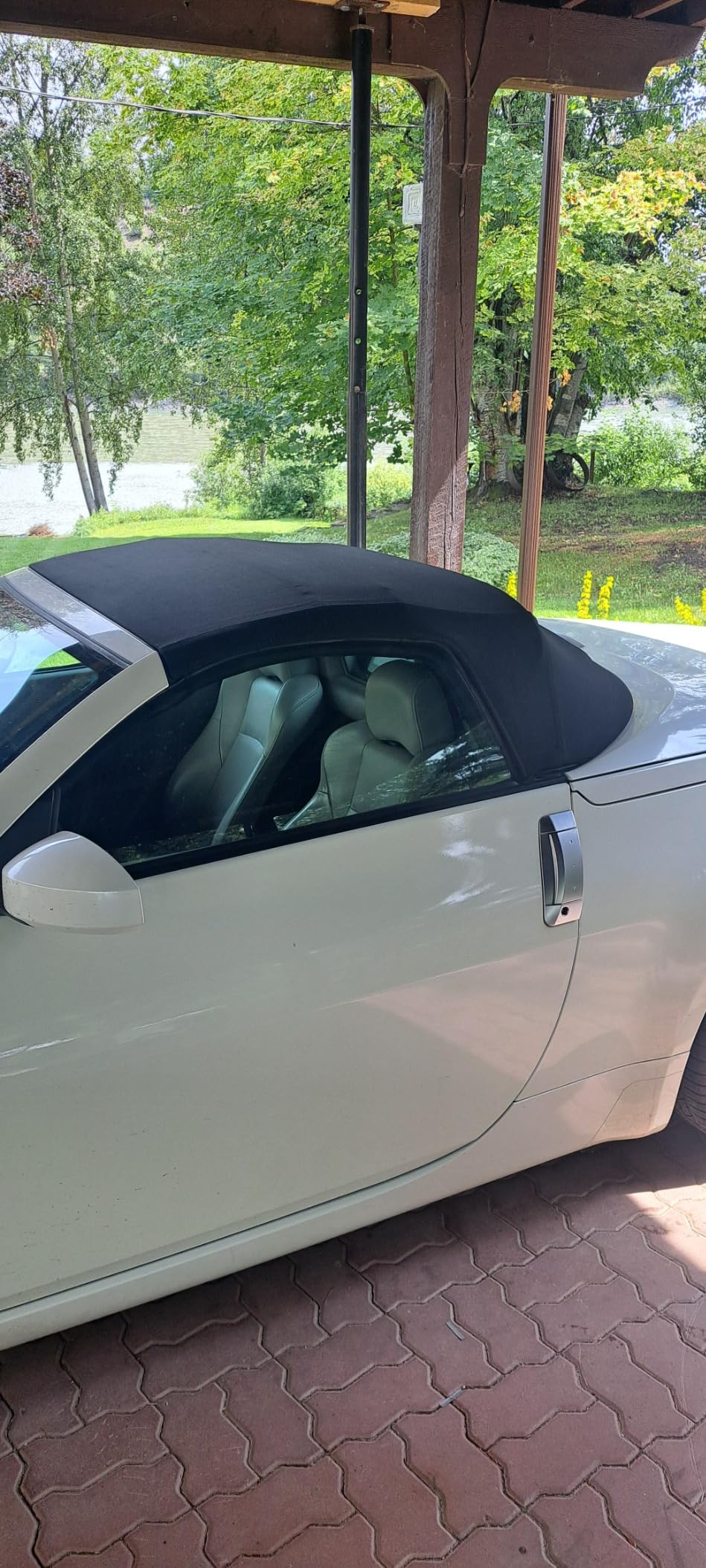 Sierra Auto Tops & Seats Convertible Top for 2004 to 2009 Nissan 350Z - Black, Cloth, Canvas - Soft Top with Heated Glass Window customer photo 2