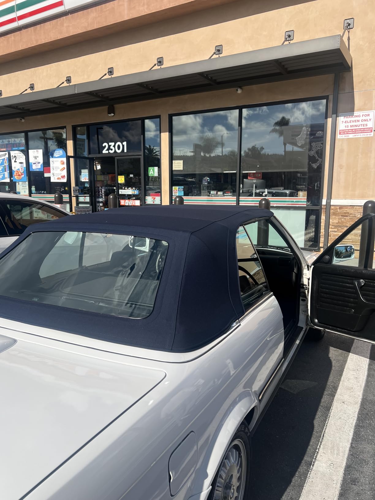 Sierra Auto Tops & Seats Convertible Top for 1987-1993 BMW 3 Series - Black, Cloth, Canvas - Convertible Top Replacement with Plastic Window - BMW E30 Convertible Top, Complete Soft Top customer photo 1