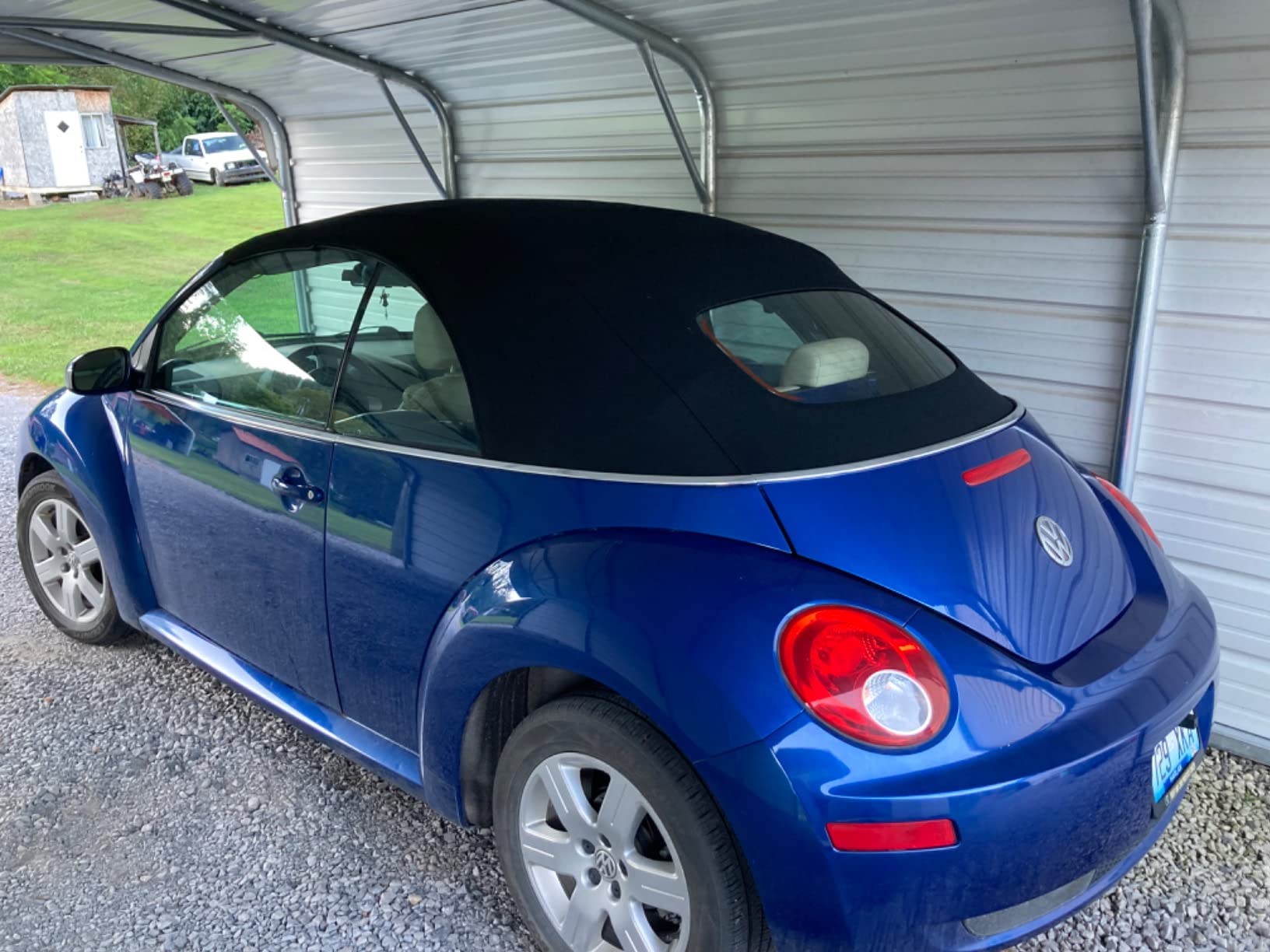 Sierra Auto Tops Replacement Convertible Top with Power Opening, fits Volkswagen Beetle models 2003-2010, Premium-Grade Twillfast RPC Canvas, Black customer photo 1