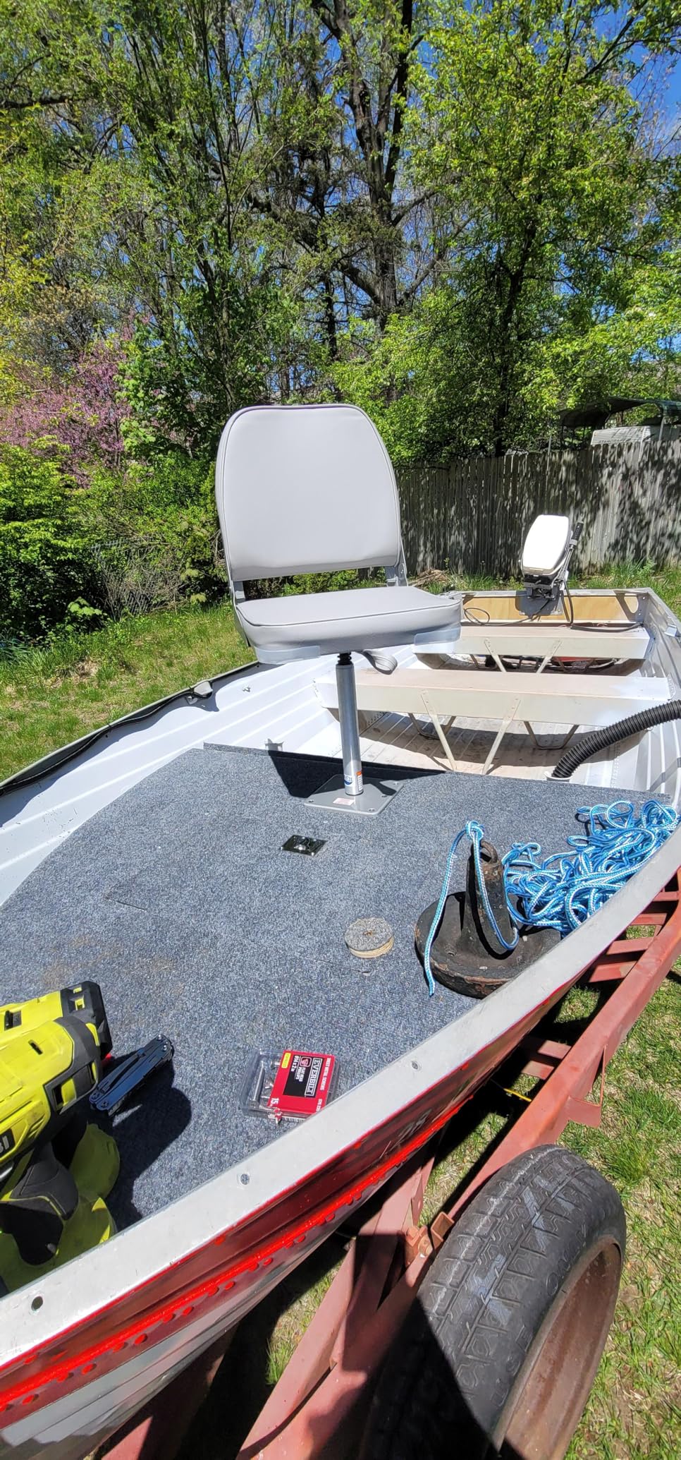 Attwood 97749-7 Swivl-Eze Lock'N'Pin 3/4-Inch Pedestal Package, Brushed Aluminum Finish, 11 Inches Tall customer photo 2