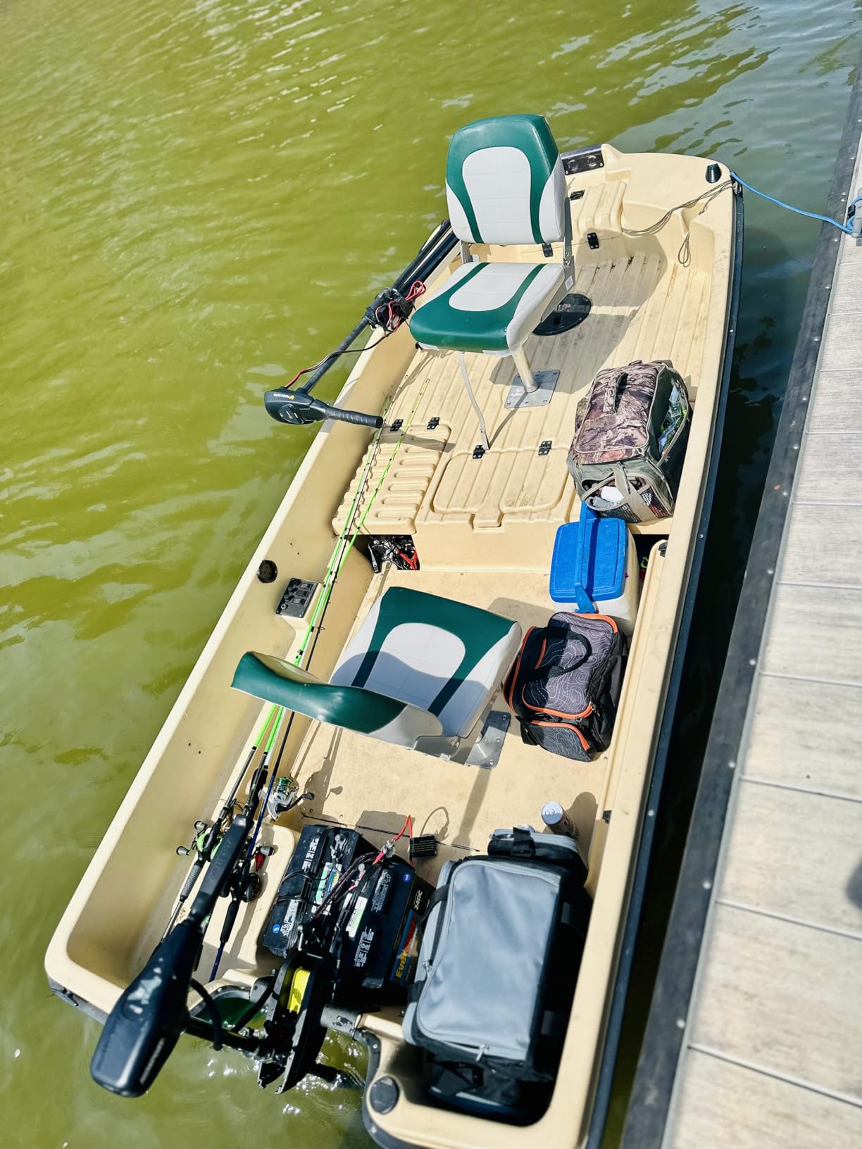 Newport NV-Series Thrust Saltwater Transom Mounted Trolling Electric Trolling Motor w/LED Battery Indicator customer photo 2