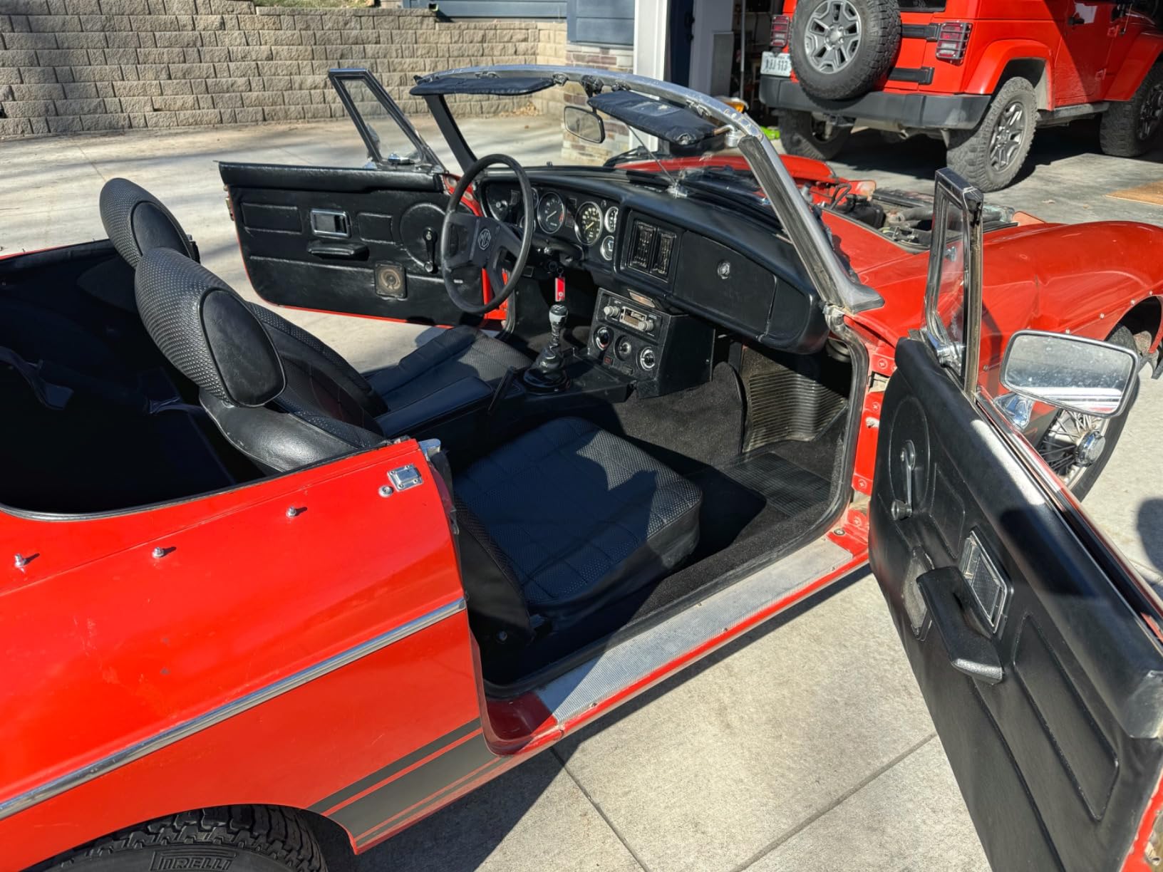 Complete Replacement Carpet Kit Black (Suits MG MGB Roadster) customer photo 1