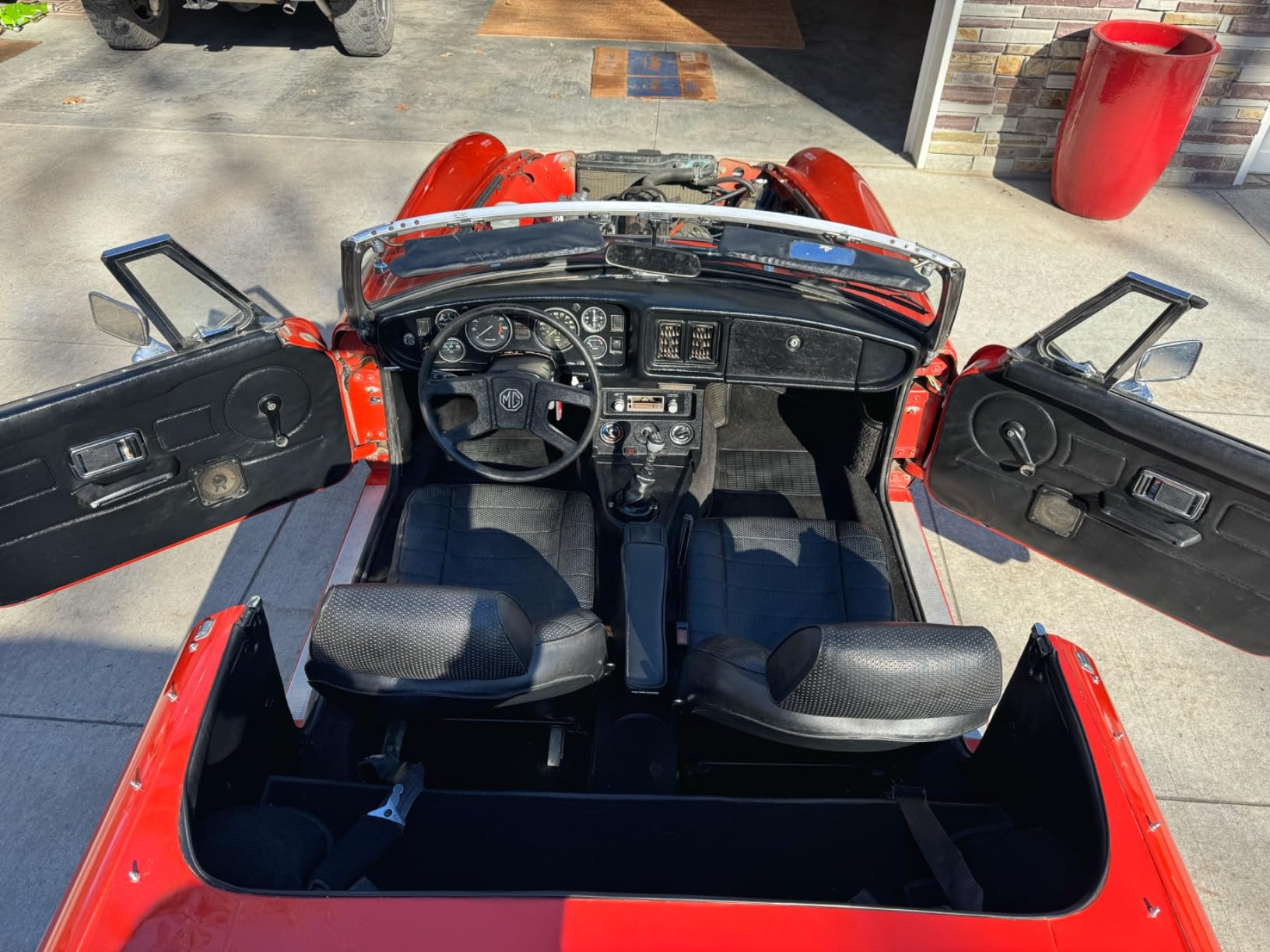 Complete Replacement Carpet Kit Black (Suits MG MGB Roadster) customer photo 2