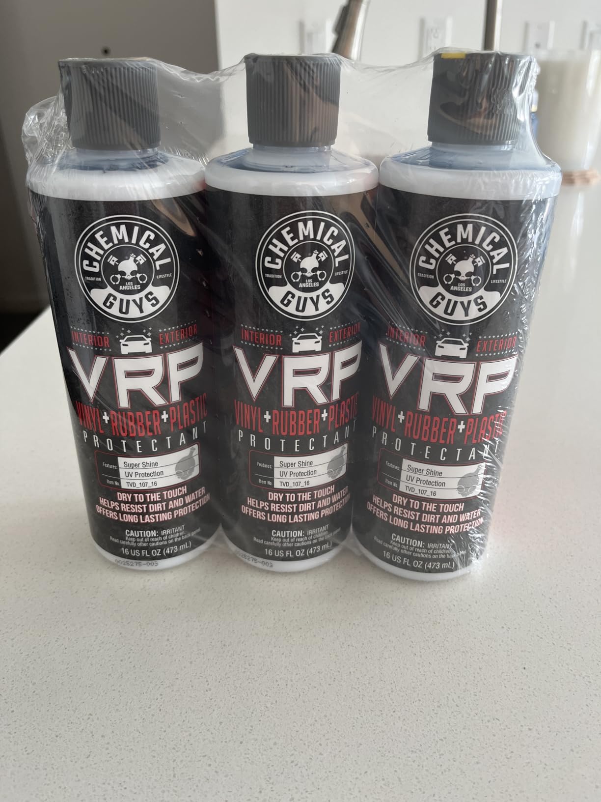 Chemical Guys VRP Vinyl, Rubber, and Plastic Dressing - Tire Dressing, Non-Greasy, Dry-to-the-Touch Shine for Tires, Trim, and More, 16 oz customer photo 1