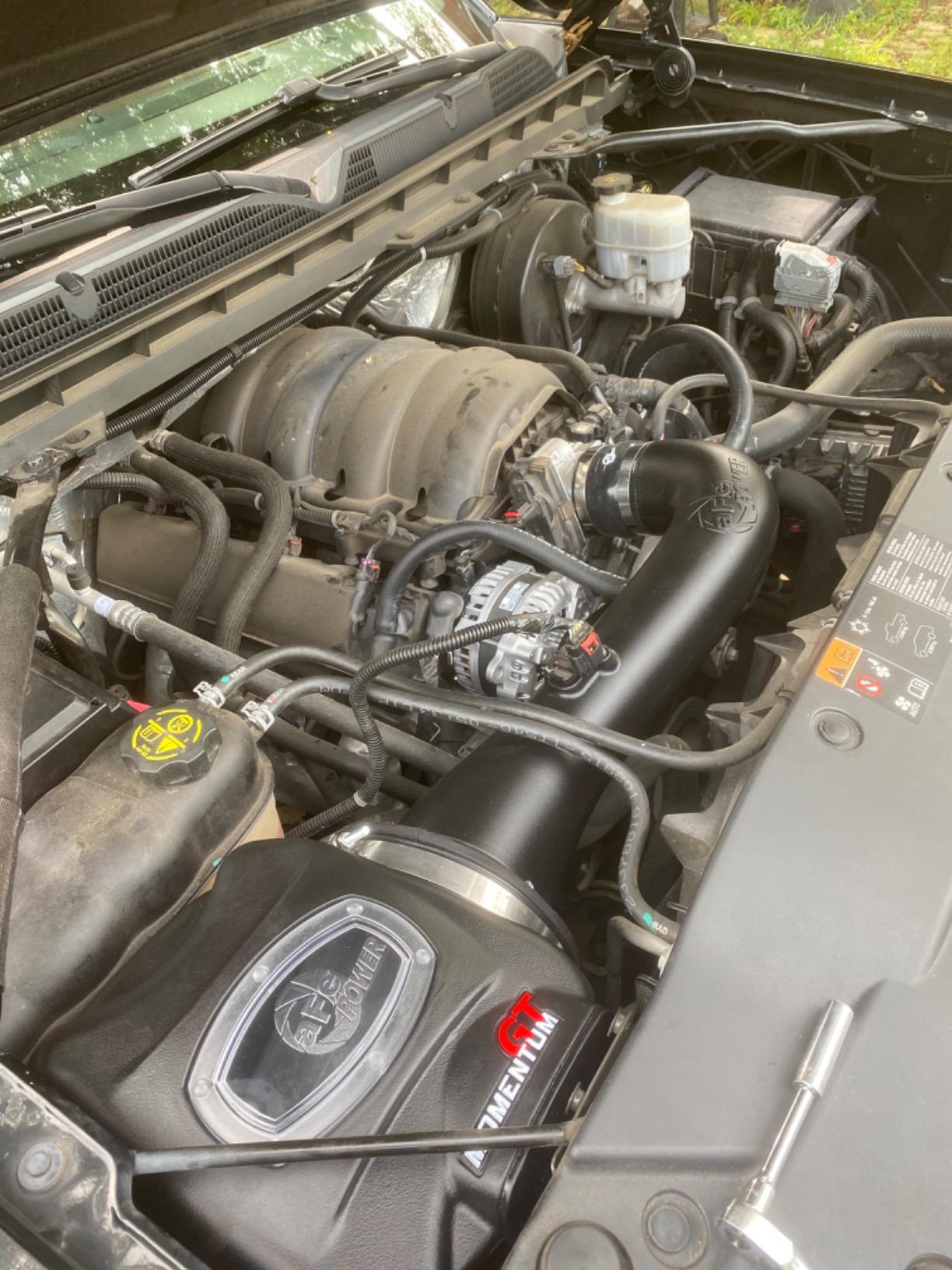 aFe Power Momentum GT Cold Air Intake System w/Pro 5R Filter GM Silverado/Sierra 1500 14-18 / Silverado LD/Sierra Limited 2019 V8-5.3/6.2L customer photo 2