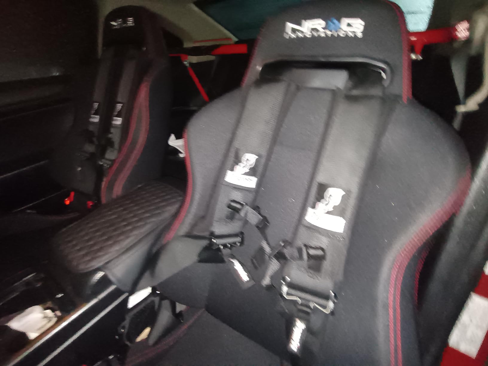 NRG RSC-200 Type-R Universal Reclinable Racing Seats, Driver and Passenger Side, Set of 2, Black customer photo 1