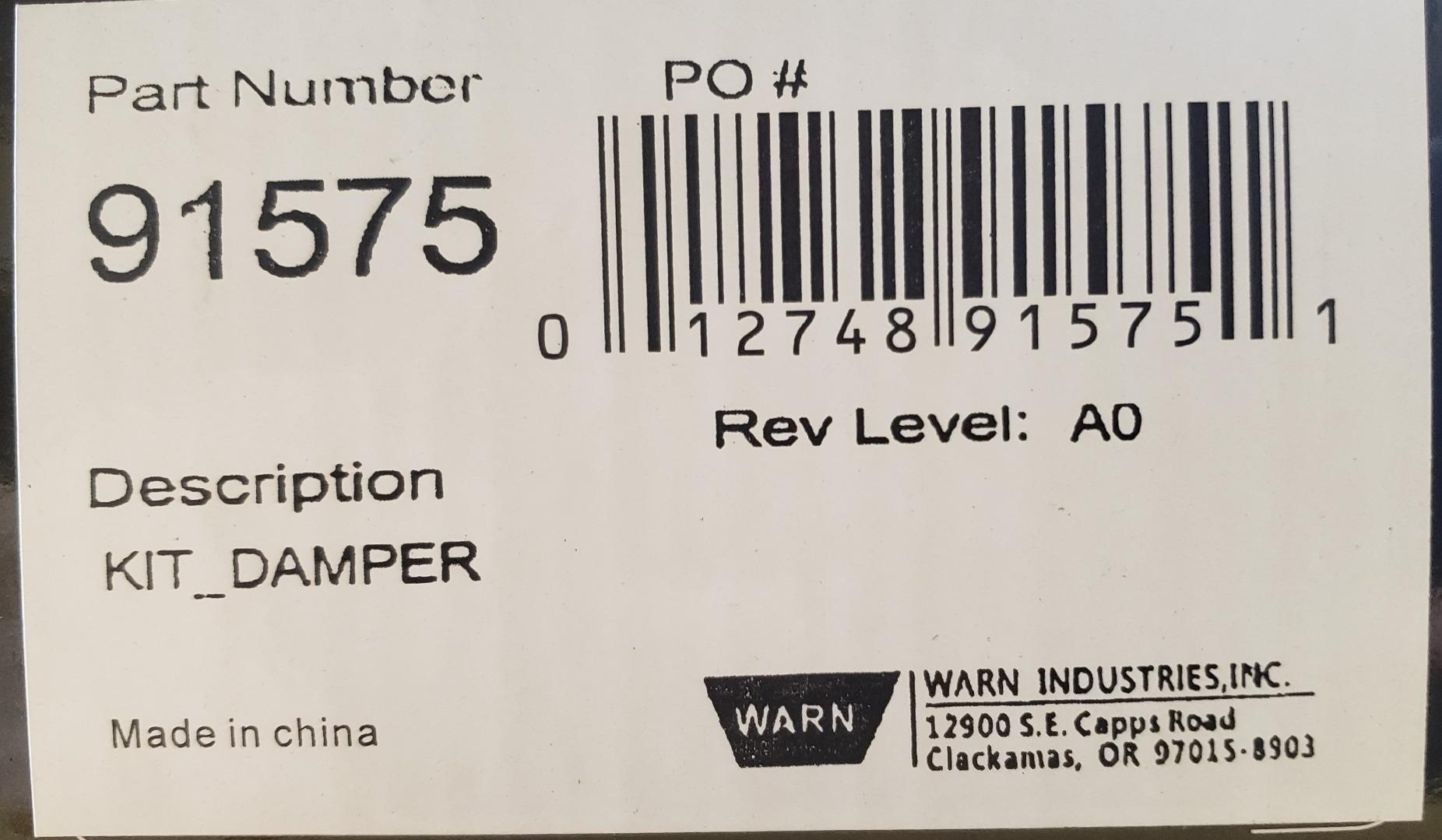 WARN 91575 Winch Damper with Rigging Accessory Storage Pocket and Reflective Strips, Black customer photo 2
