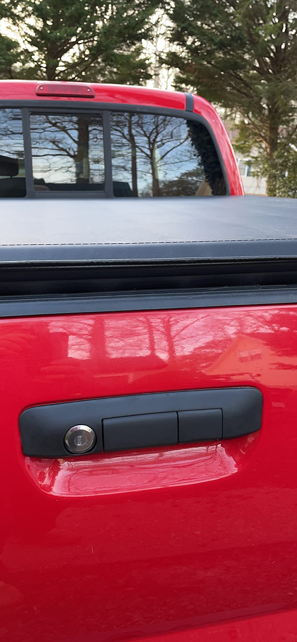 Pop & Lock PL5400 Black Manual Tailgate Lock with Bolt Codeable Technology for Toyota Tacoma customer photo 1