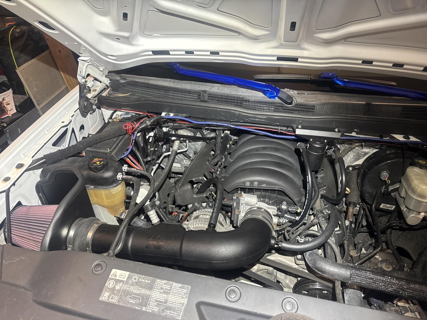 K&N Cold Air Intake System: High-Flow Air Filter, Increase Performance & Towing: Compatible with 2014-2020 Chevy/GMC/Cadillac Silverado 1500, Suburban, Tahoe, Sierra 1500, Yukon, Escalade, 63-3082 customer photo 1