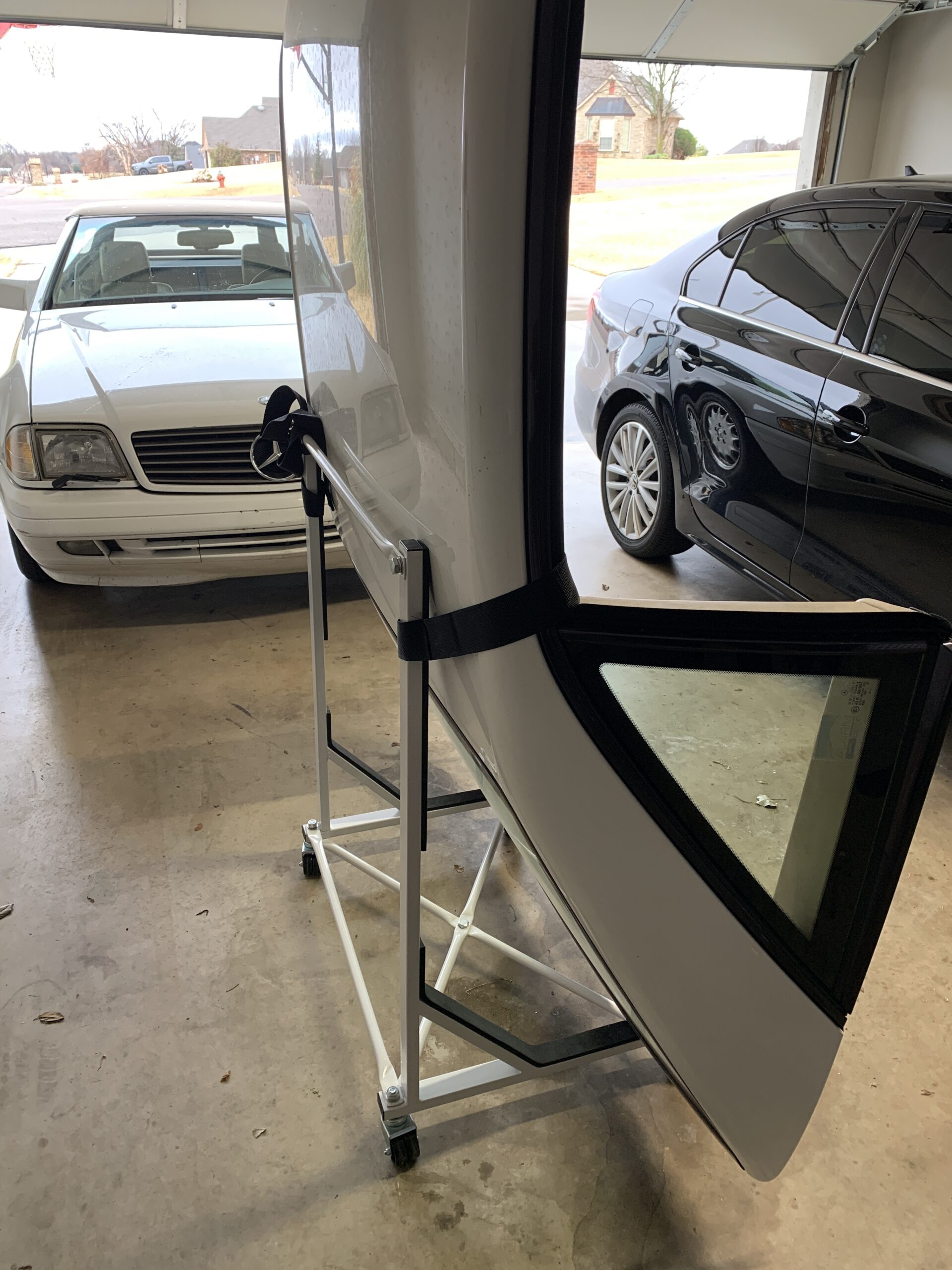 Heavy-Duty Hardtop Stand Storage Cart with Securing Strap and Generic Hard Top Dust Cover customer photo 1