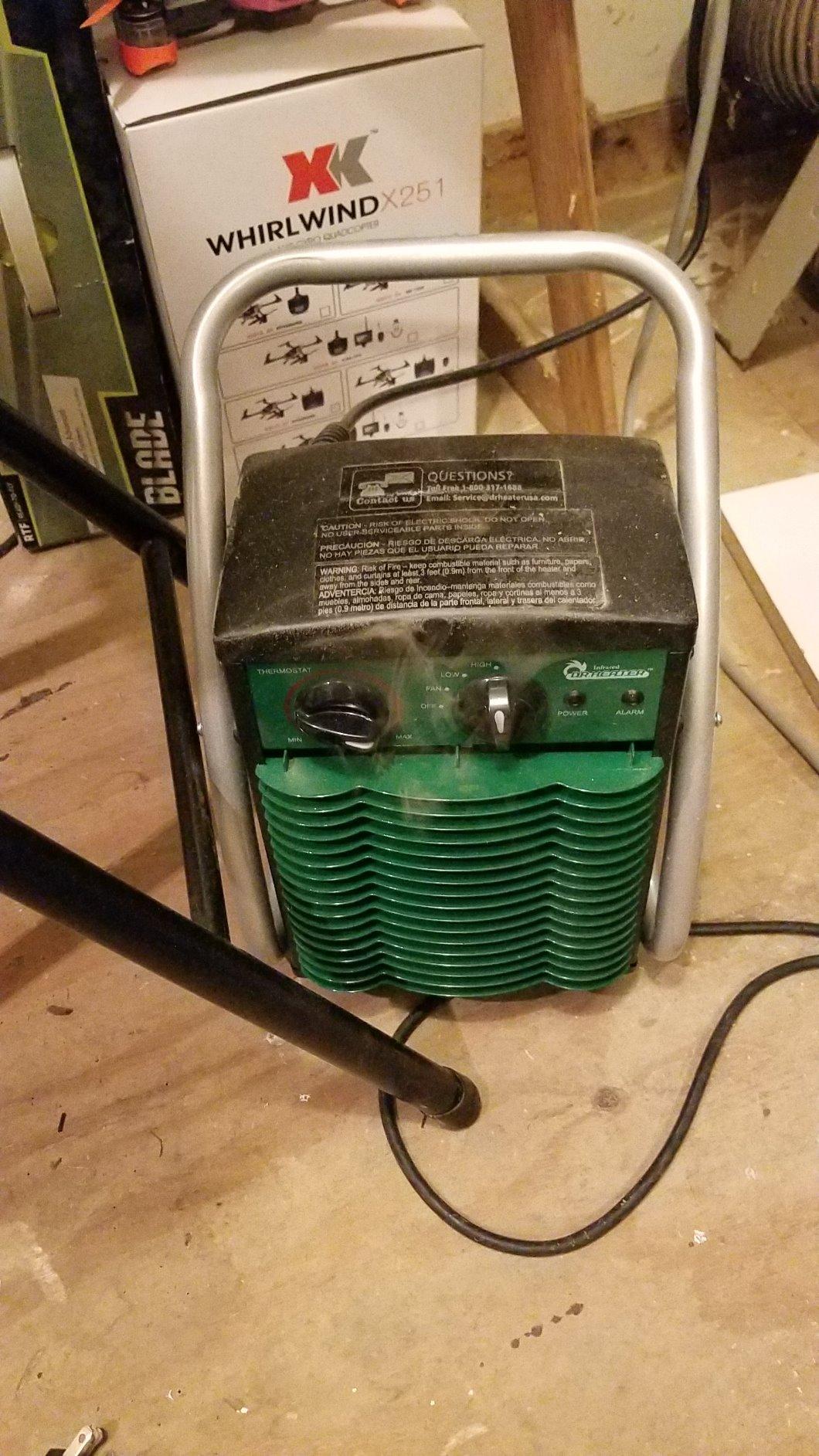 DR. INFRARED HEATER DR218-3000W Greenhouse Garage Workshop Infrared Heater, 3000-watt customer photo 2