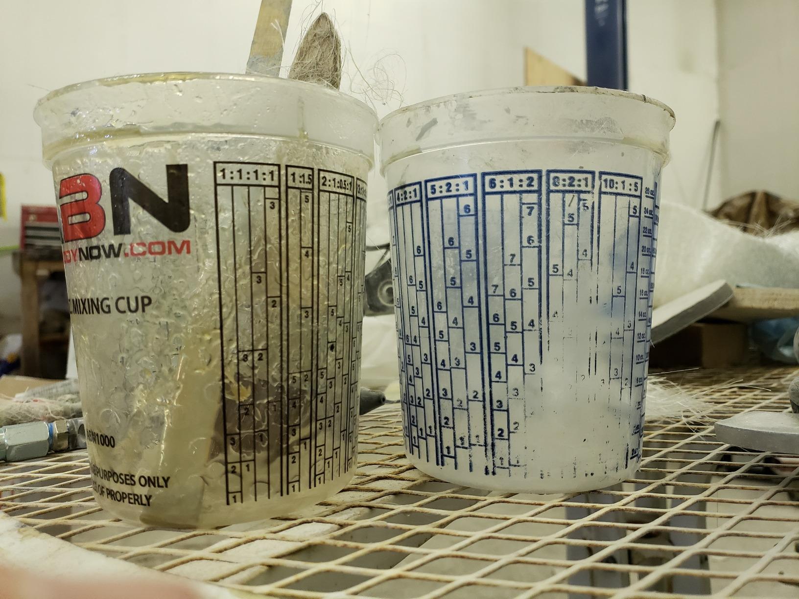 ABN Automotive Paint Mixing Cups - 100 Pack 32oz Plastic Measuring Mixing Cup for Epoxy Resin, Activators, and Thinners customer photo 1