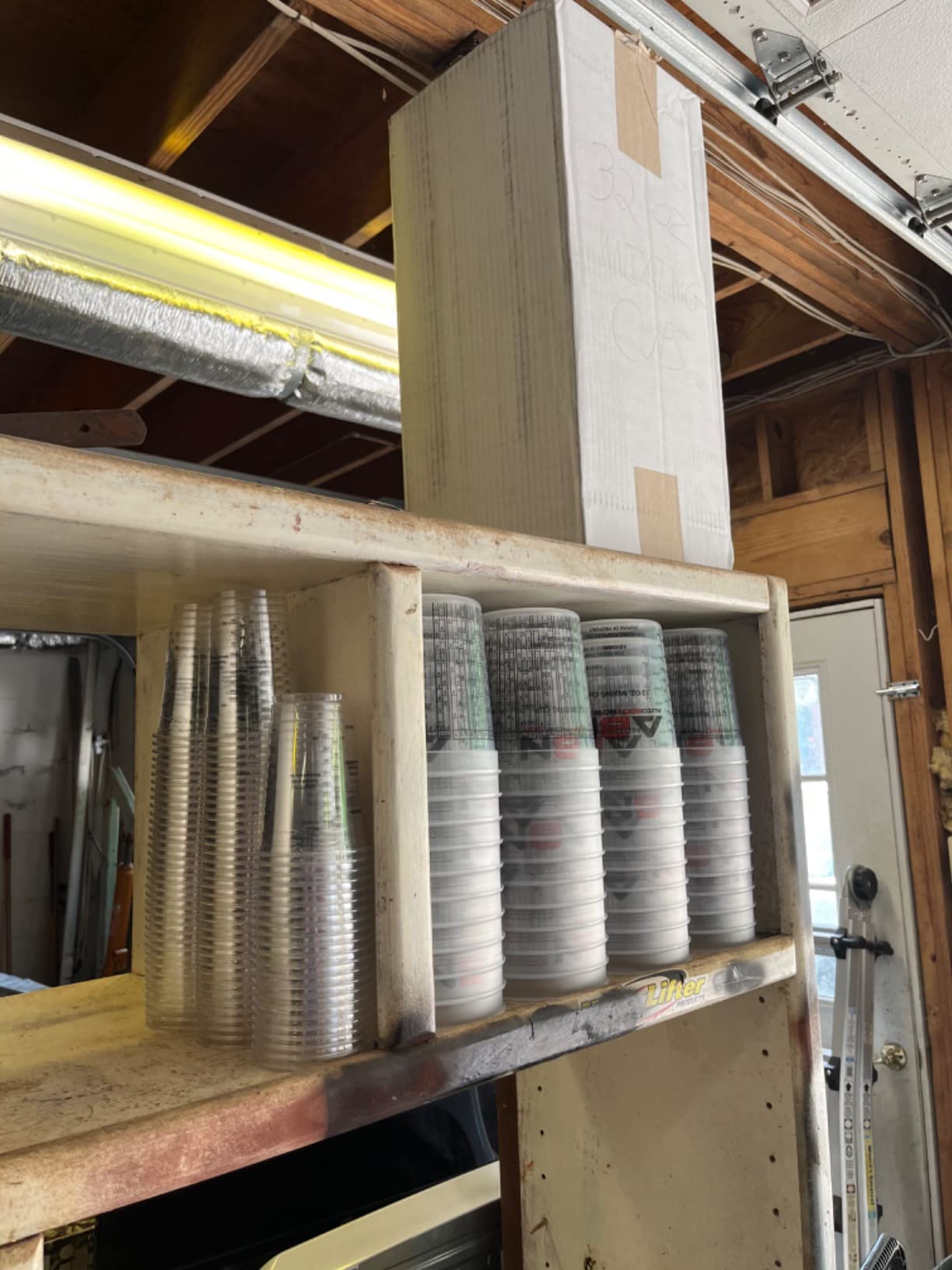 ABN Automotive Paint Mixing Cups - 100 Pack 32oz Plastic Measuring Mixing Cup for Epoxy Resin, Activators, and Thinners customer photo 2