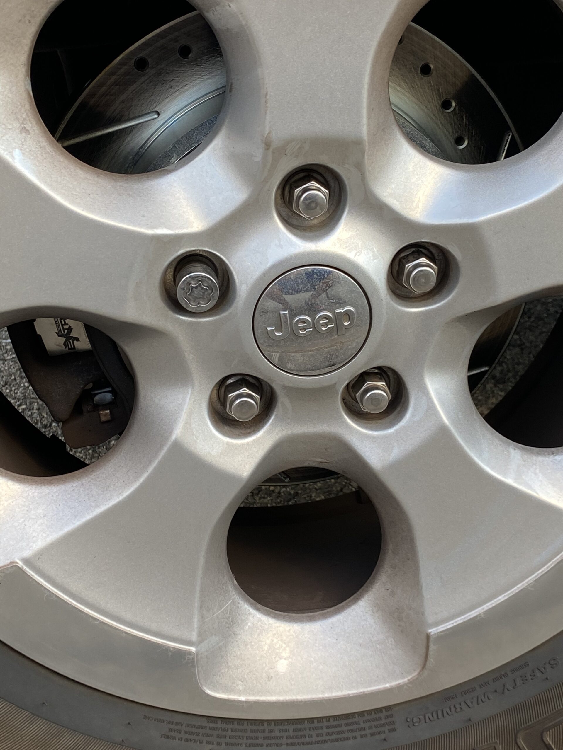 PowerStop Front & Rear Brake Kit For Jeep Wrangler 2007-17 | Jeep Wrangler JK 2018 - Truck & Tow Carbon Fiber Ceramic Brake Pads + Drilled & Slotted Rotors Upgrade, K2798-36 customer photo 2