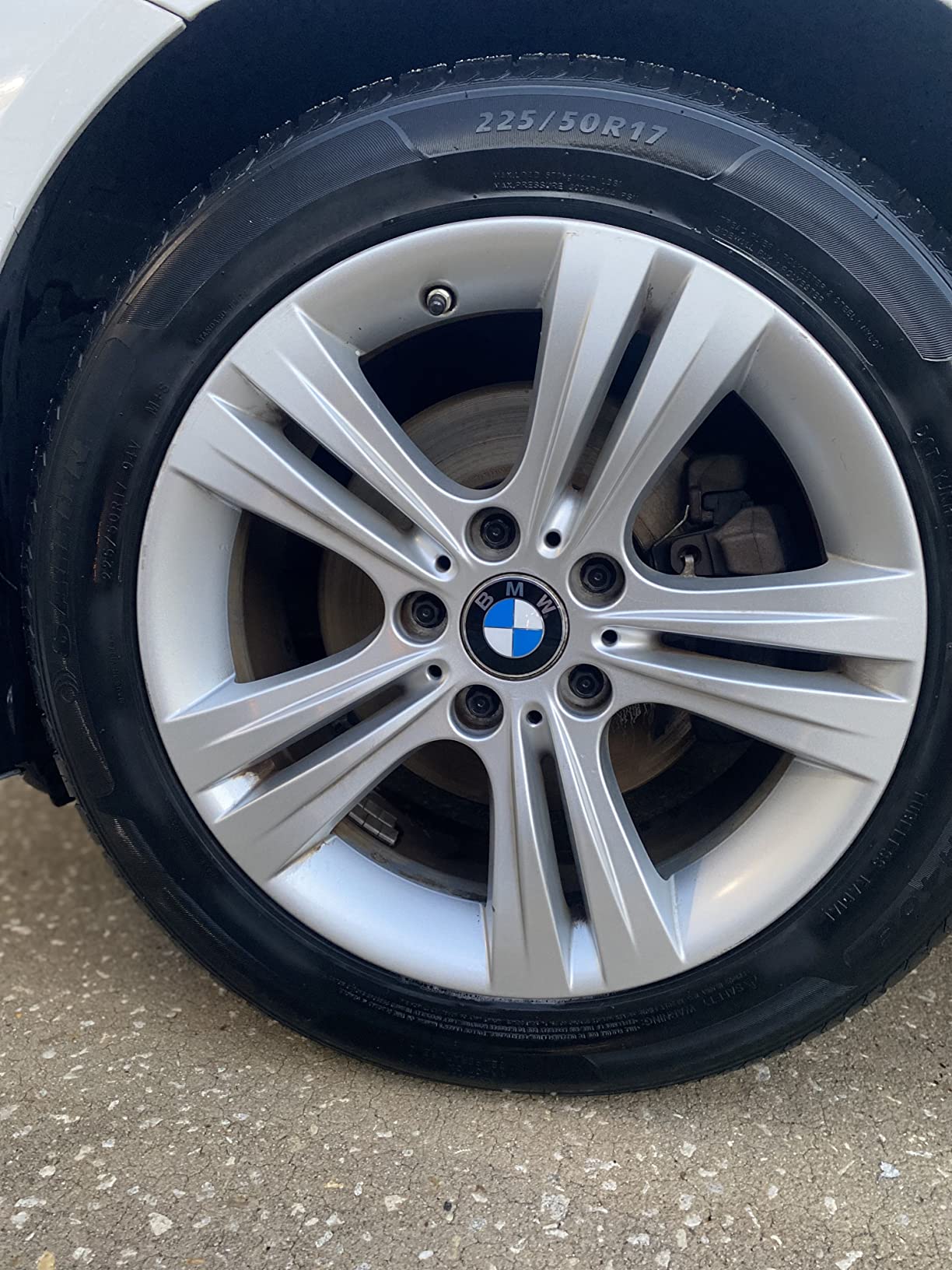 Wheel Center Cap Emblems (4) OEM 64.5mm E46 E60 E90 E92; 36136767550 customer photo 1