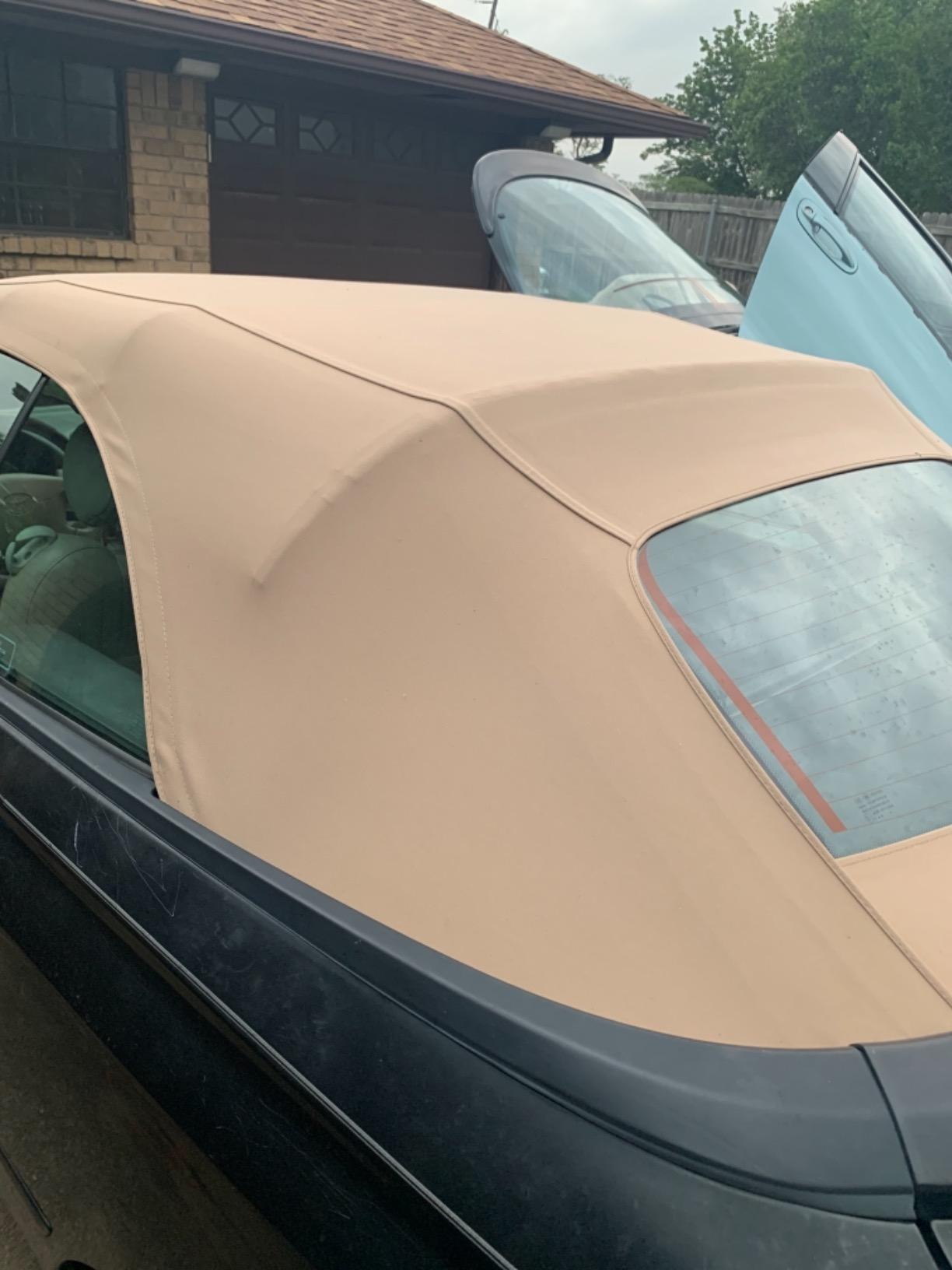 Sierra Auto Tops Convertible Top Replacement for Toyota Solara 2000-2003, Cloth, Canvas, Black customer photo 1