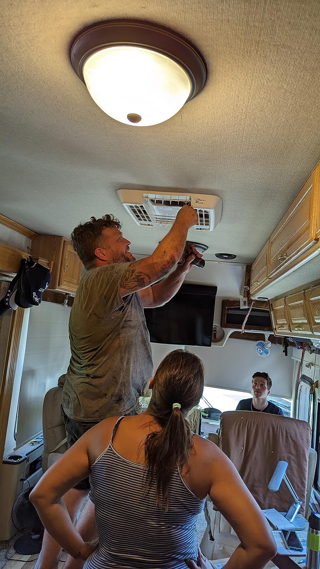 Coleman-Mach 08-0080 Mach 15 48204 Series Air Conditioner Upper Unit 48204C966-15,000, Arctic White customer photo 1