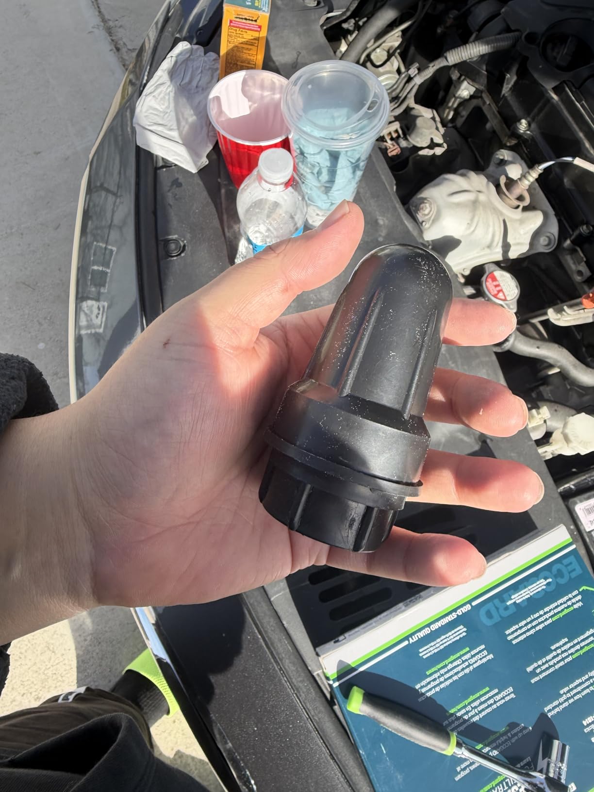 Steelman Battery Post Terminal Cleaner for Automotive and Marine Batteries, Steel Bristle Brush customer photo 2