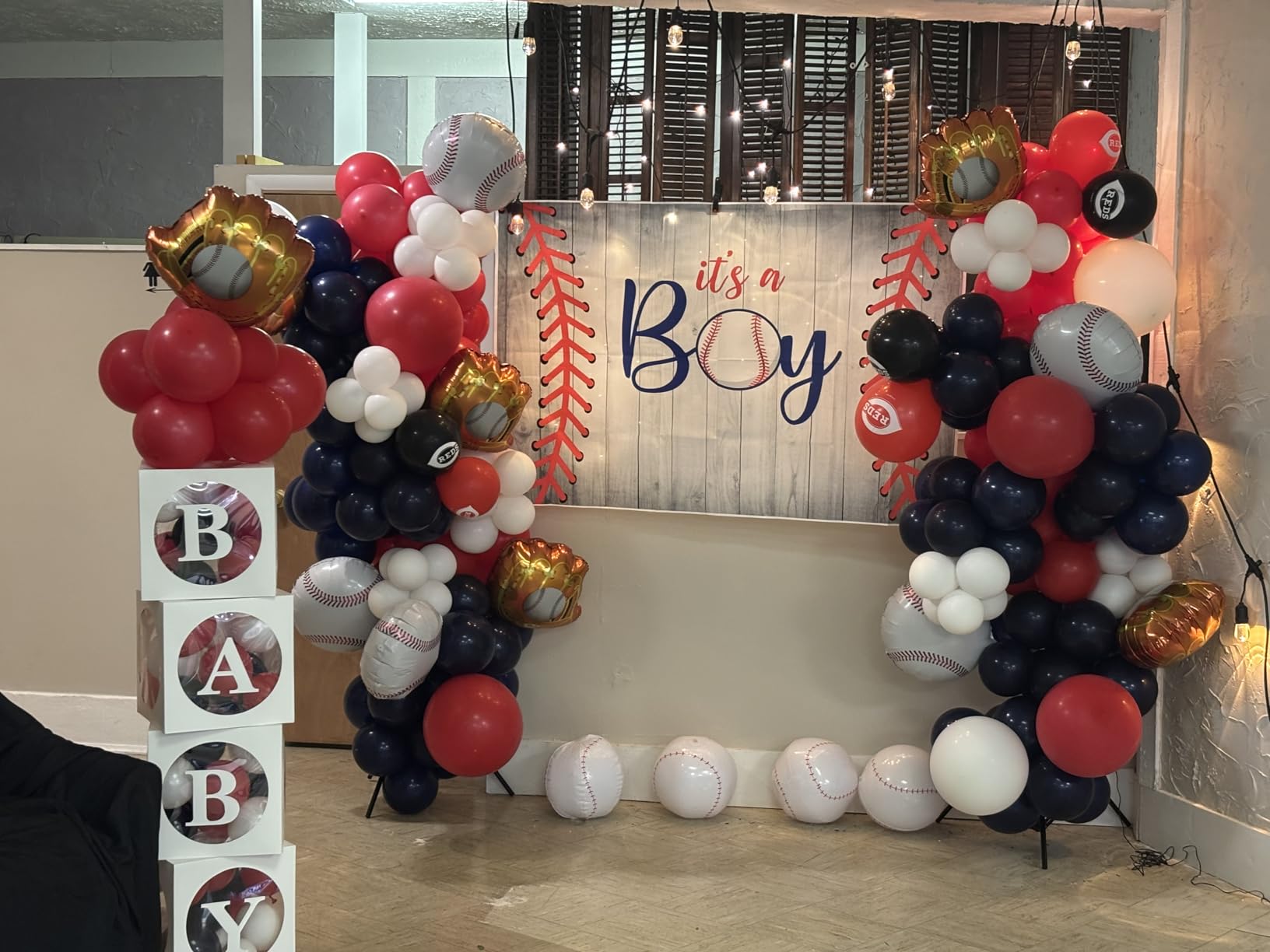 EMART Backdrop Stand 10x7ft(WxH) Photo Studio Adjustable Background Stand Support kit with 2 Crossbars, 8 Clamps, 2 Sandbags and Carry Bag for Parties, Events Decoration, Wedding, Photography customer photo 2