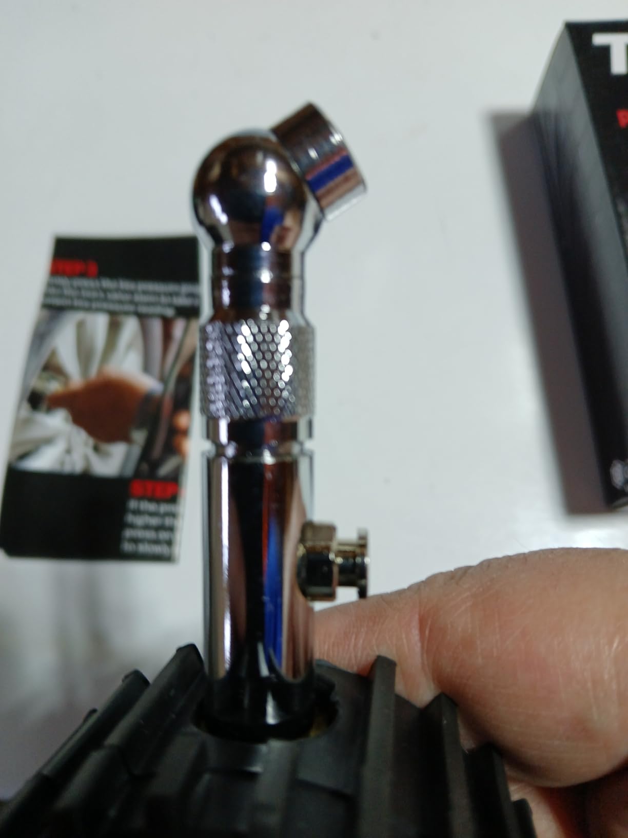 Tire Pressure Gauge for Cars (ANSI Certified) Premium Air Pressure Gauge for Tires - Easy to Read Glow in The Dark Automobile Analog Circular Dial customer photo 1