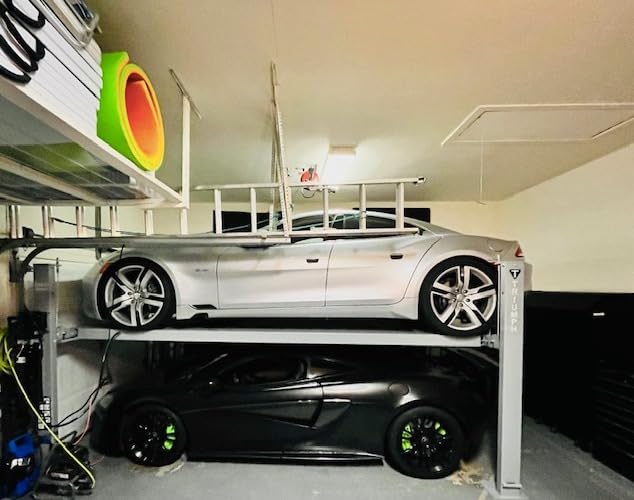 TRIUMPH NSS-8 8000Lbs 4 Post Storage Service Car Auto Lift Truck Hoist customer photo 2