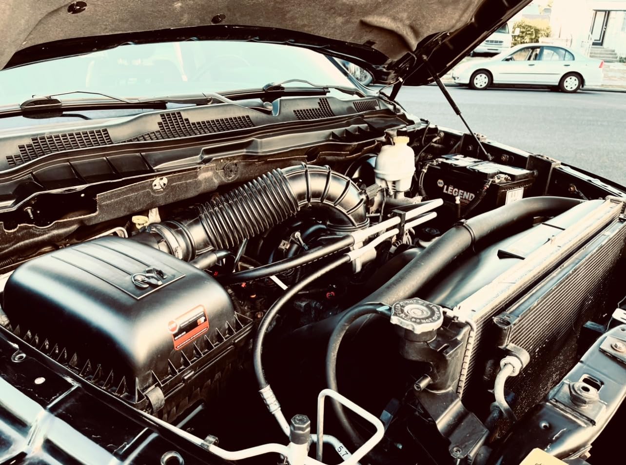 K&N Cold Air Intake System: High-Flow Air Filter, Increase Performance & Towing: Compatible with 2009-2023 RAM/DODGE 1500 Classic, 1500, 2500, 3500, 57-1561 customer photo 2
