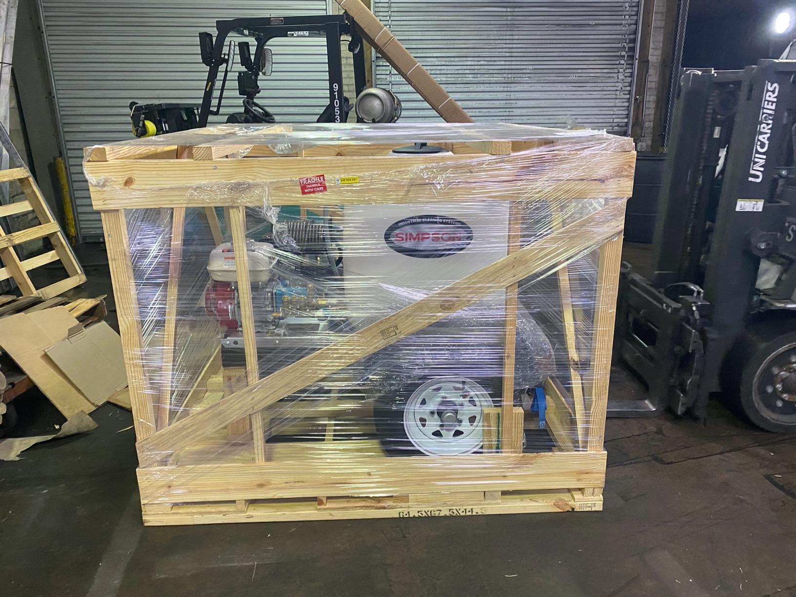 SIMPSON Cleaning Mobile Trailer 4200 PSI Cold Water Gas Pressure Washer System, 4.0 GPM, Vanguard Engine with Electric Start, 100-ft. Hose, 150-Gallon Tank, 95004 customer photo 1