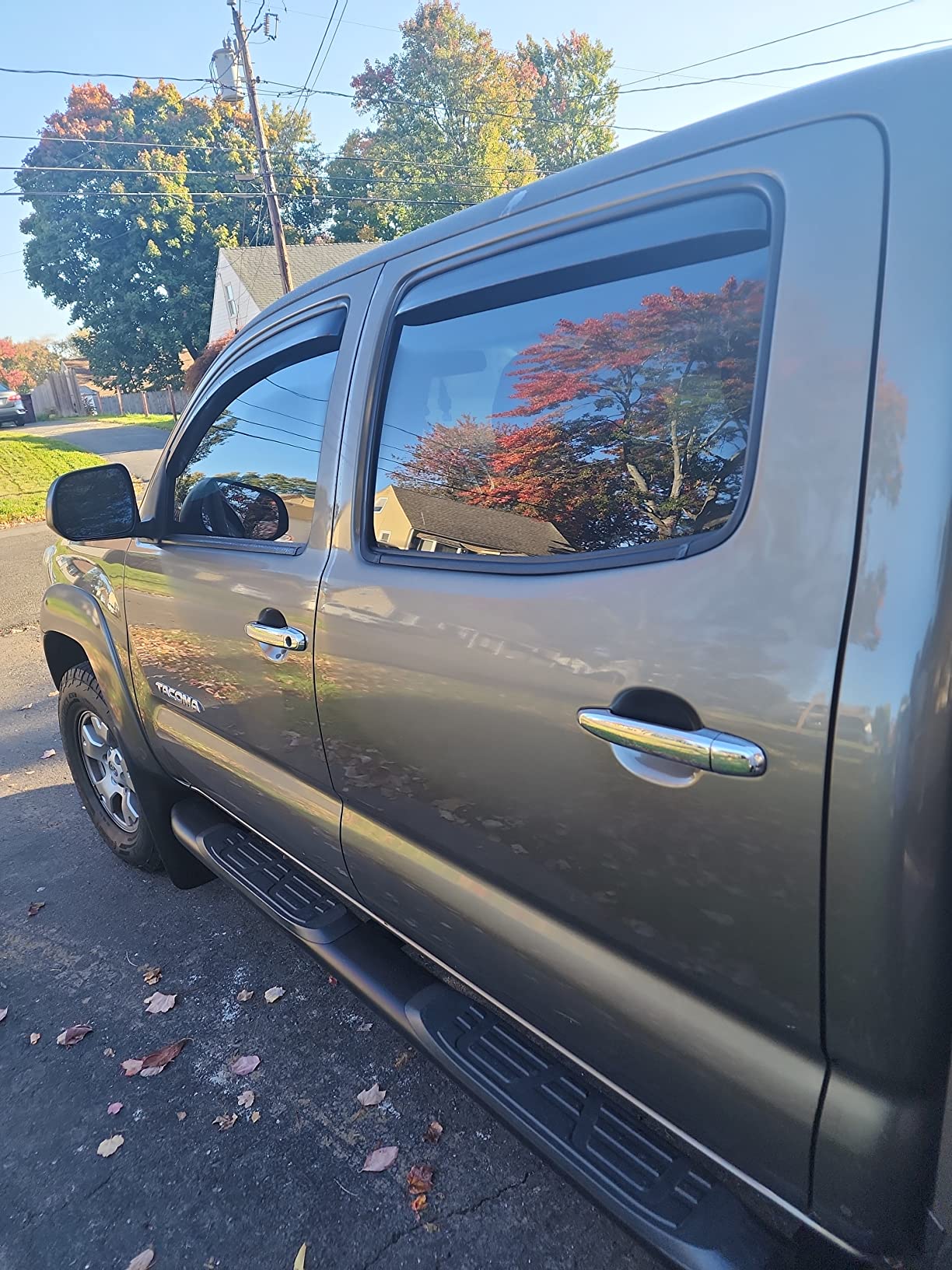 Compatible with(Just overlay Stick on, NOT for SNAP IN Replacement) 4 Chrome Door Handle Covers for Toyota 4RUNNER 2005-2008 / AVALON 05-08 / CAMRY 2007-2011 / SIENNA 05-2012 / TACOMA 2005-2015 customer photo 1