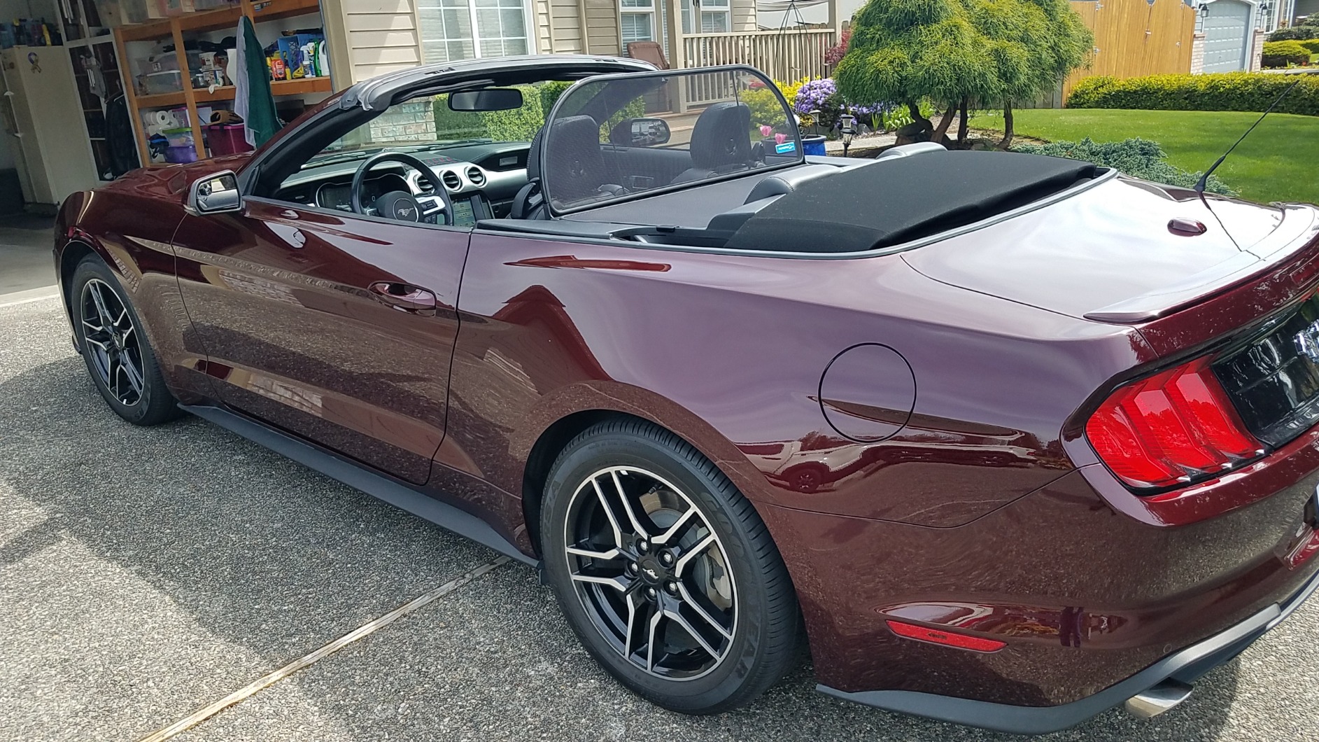 Love The Drive Mustang Convertible 2015 to 2018 By trade; the #1 Accessory for Convertibles. Wind Deflectors Are Also Known As: Wind Screen, Windscreen, Windstop and Wind Blocker customer photo 1