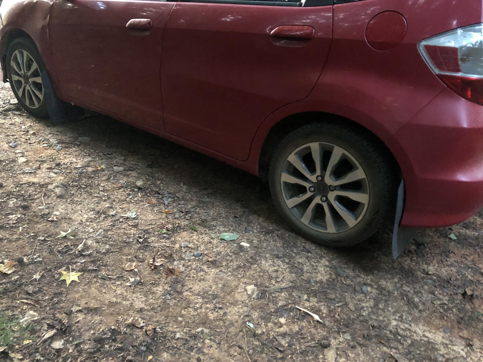 Rally Armor MF12-BAS-RD Basic Black, Red Mud Flap with Logo (Universal Fitment (no Hardware)), 1 Pack customer photo 1