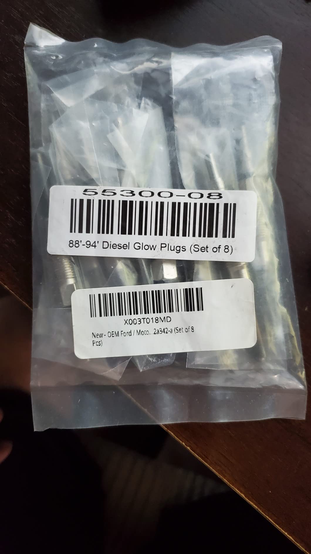 OEM Ford / Motorcraft Idi 7.3l DIESEL Glow Plug Zd-9- Zf2tz-12a342-a (Set of 8 Pcs) customer photo 2