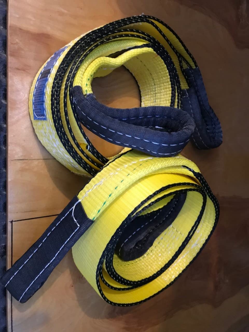 TGL Heavy Duty Tow Strap with Loops, 3