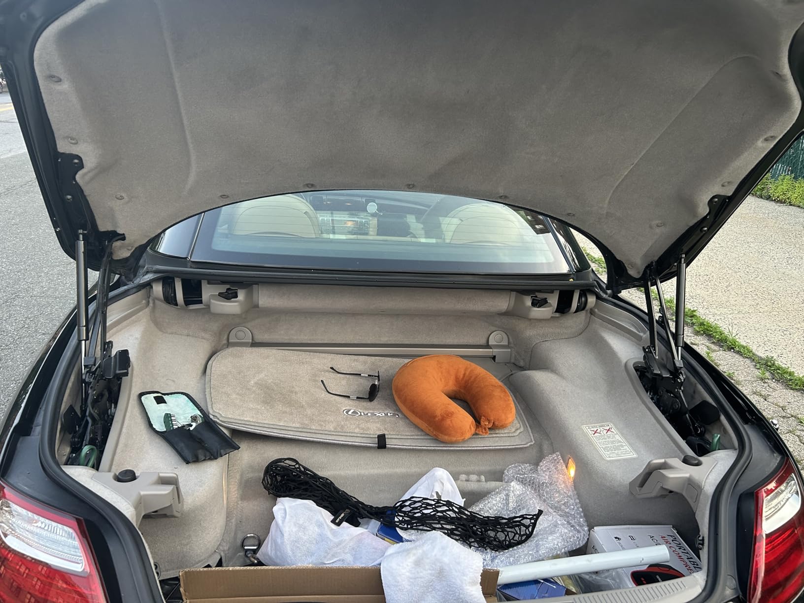 Qty(2) BOXI Rear Trunk Gas Charged Lift Supports Struts Shocks Spring for Lexus SC430 2000-2010 Base Convertible Trunk Without Spoiler customer photo 1