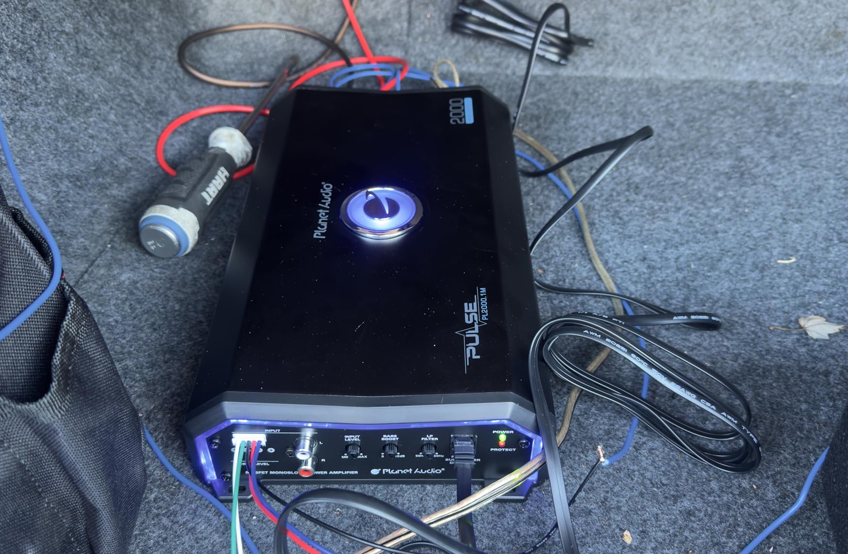 Planet Audio PL2000.1M Monoblock Car Amplifier - 2000 High Output, Low/High Level Inputs, Low Pass Crossover, MOSFET, Hook Up to Subwoofer for Bass customer photo 1