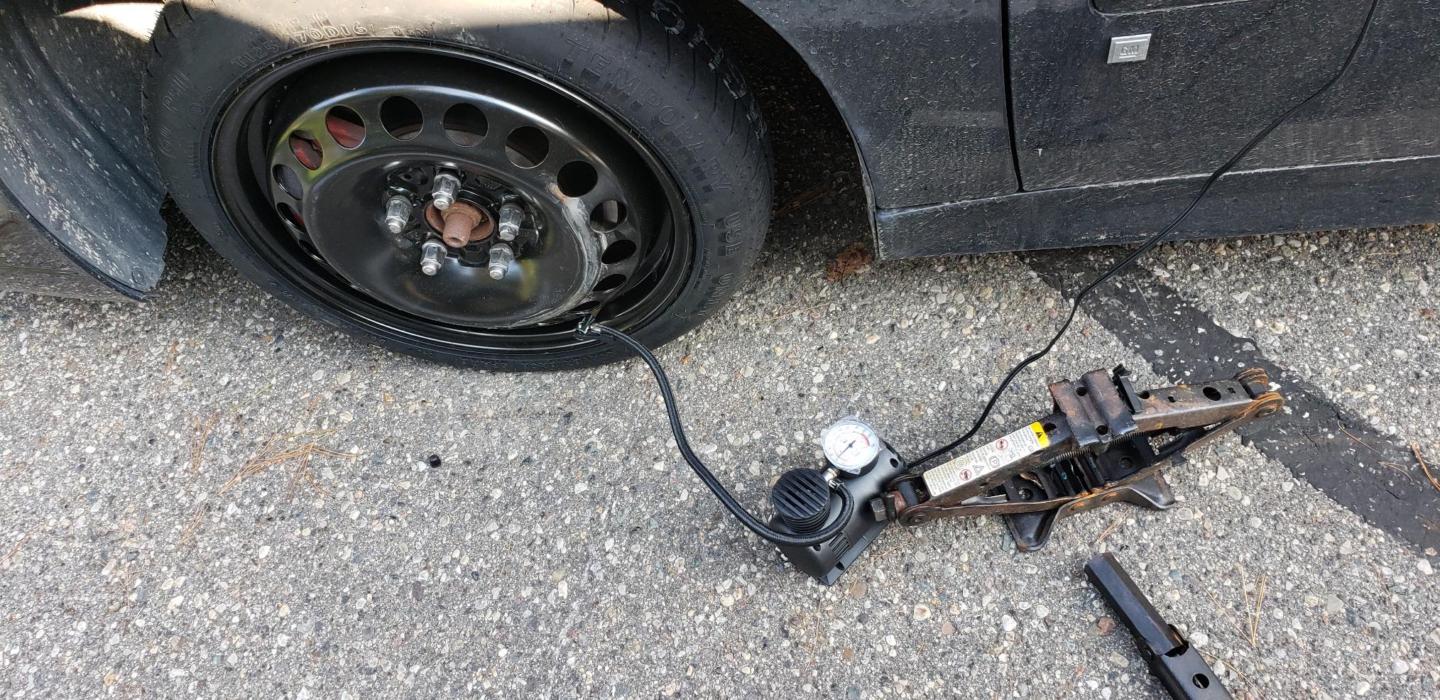 Car Emergency Kit with Air Compressor, Jumper Cables, First Aid, Tow Strap, Tire Gauge, Headlamp - Roadside Safety Kit for Women, Men, Teens customer photo 1