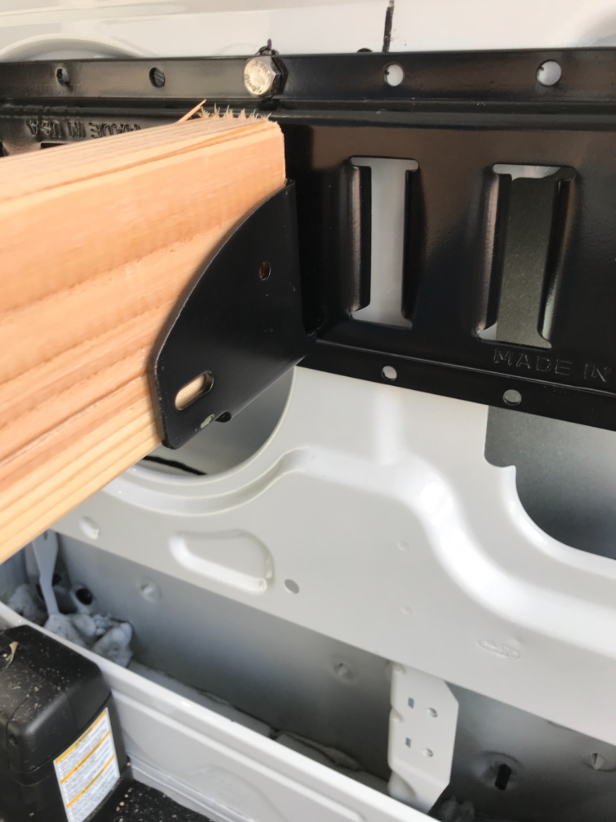 DC Cargo Mall E Track Wood Beam End Socket Shelf Brackets Accessories (10 Pack) - Fit with 2x4 2x6 Add Removable Etrack Load Lock Bar for Enclosed Trailers - Zinc-Coated Steel customer photo 2