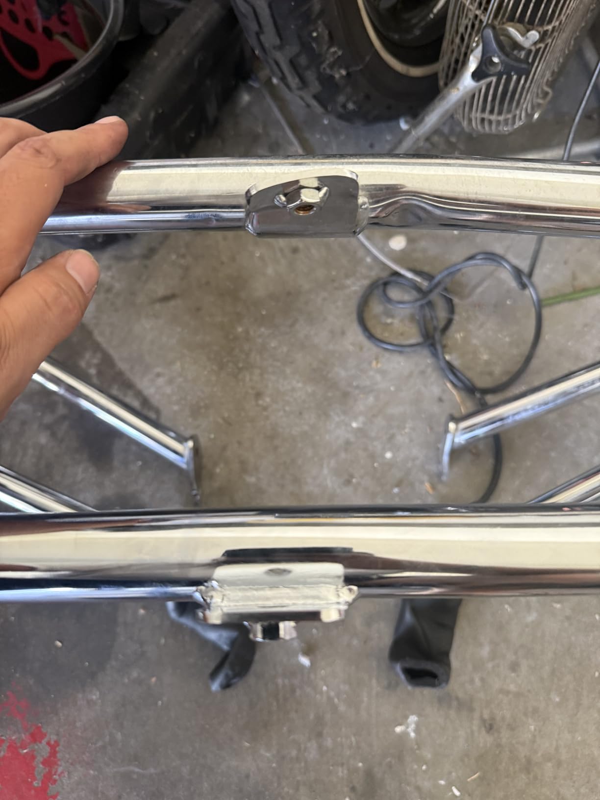TCMT Engine Guard Highway Crash Bar Fits For Harley Touring 2009-2024 Road King Street Glide Road Glide Electra Glide Ultra Limited customer photo 1