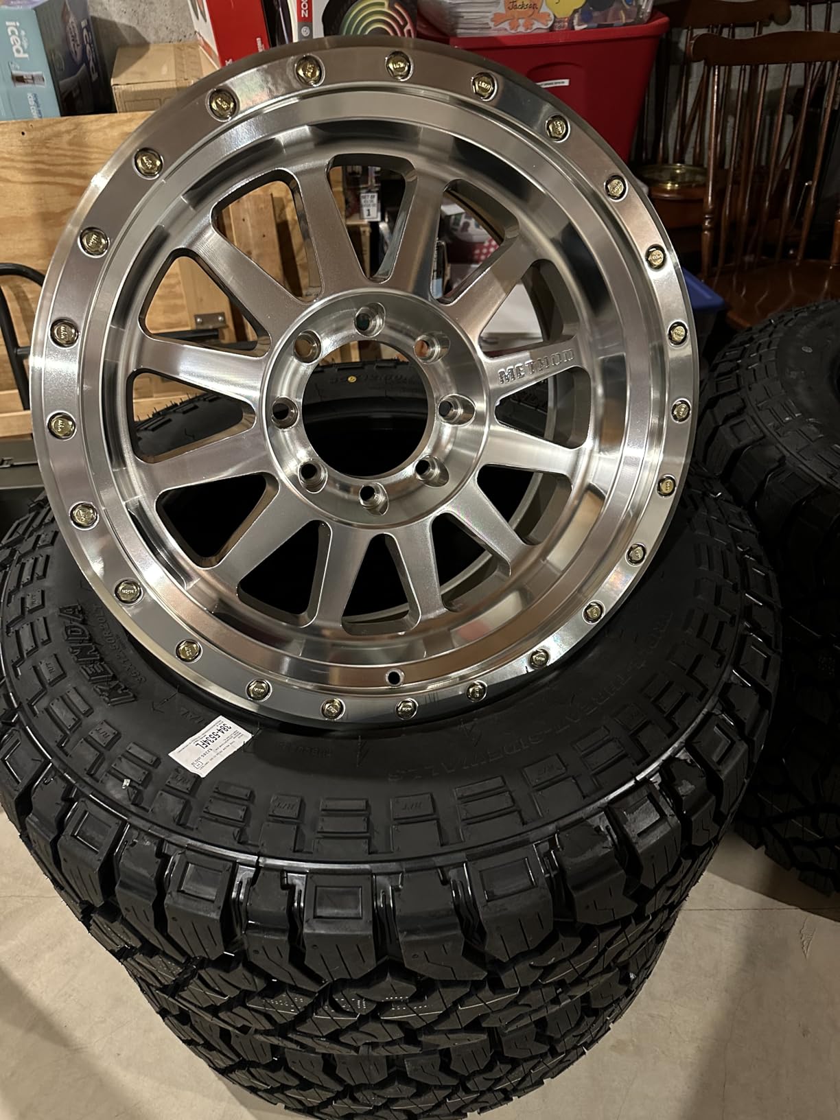 Method Race Wheels 304 Double Standard Machined/Clear Coat 17x8.5