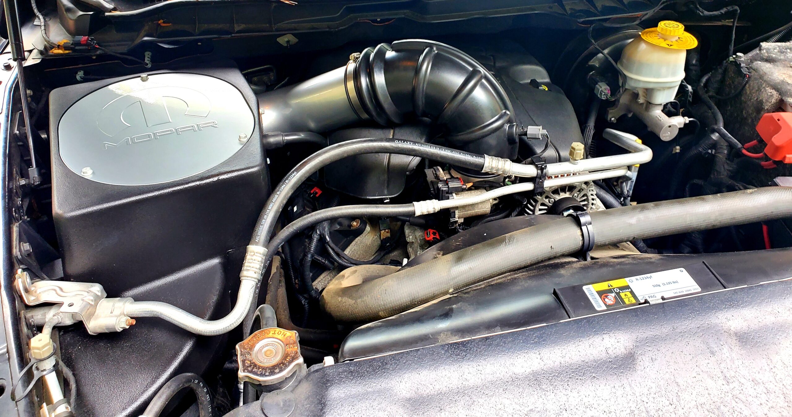 Dodge Ram 5.7 Liter HEMI Cold Air Intake CAI System Mopar OEM customer photo 2