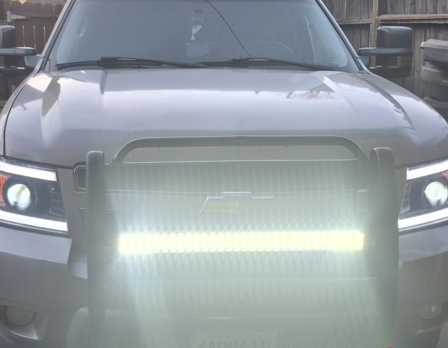 Nilight LED Light Bar 32 Inch 180W 12600LM Spot Flood Combo Driving Lamp Roof Bumper Off Road Work Pods for Van Camper Wagon Car Pickup Golf Cart ATV UTV SUV Truck Boat 4x4 customer photo 1